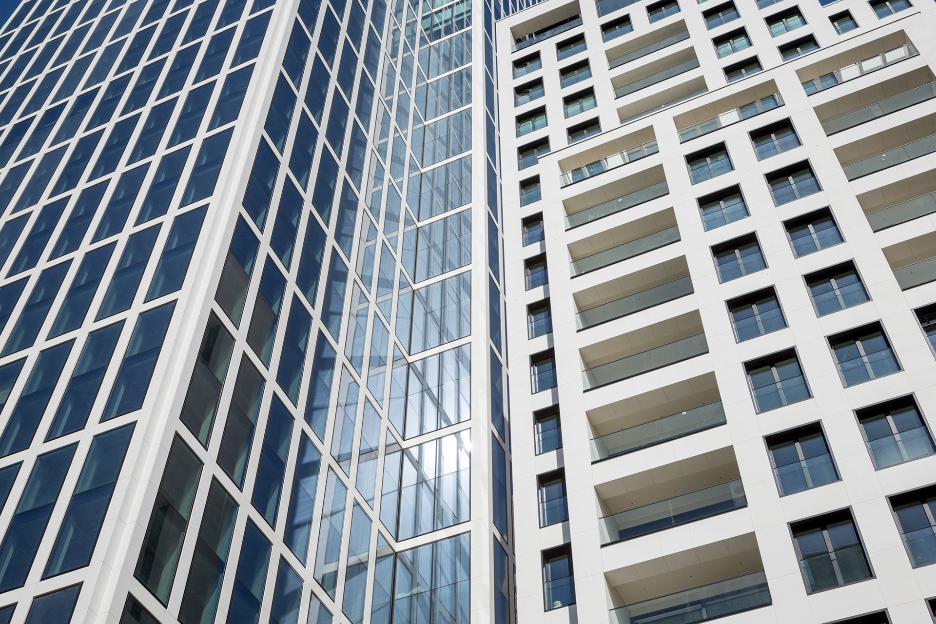 Fotodokumentation vom Bau des TaunusTurms für Tishman Speyer