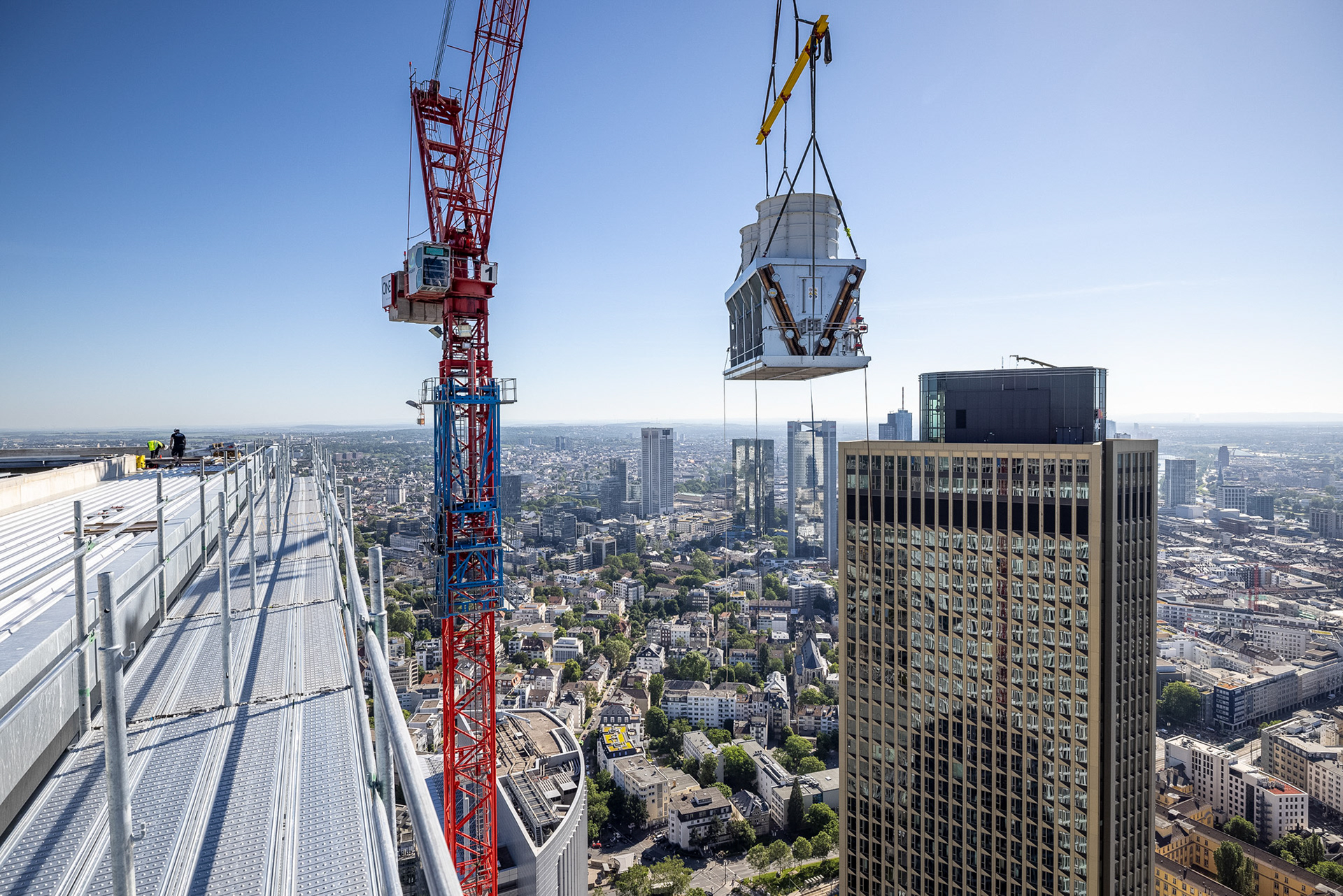Fotodokumentation vom Bau des ONE für CA Immo