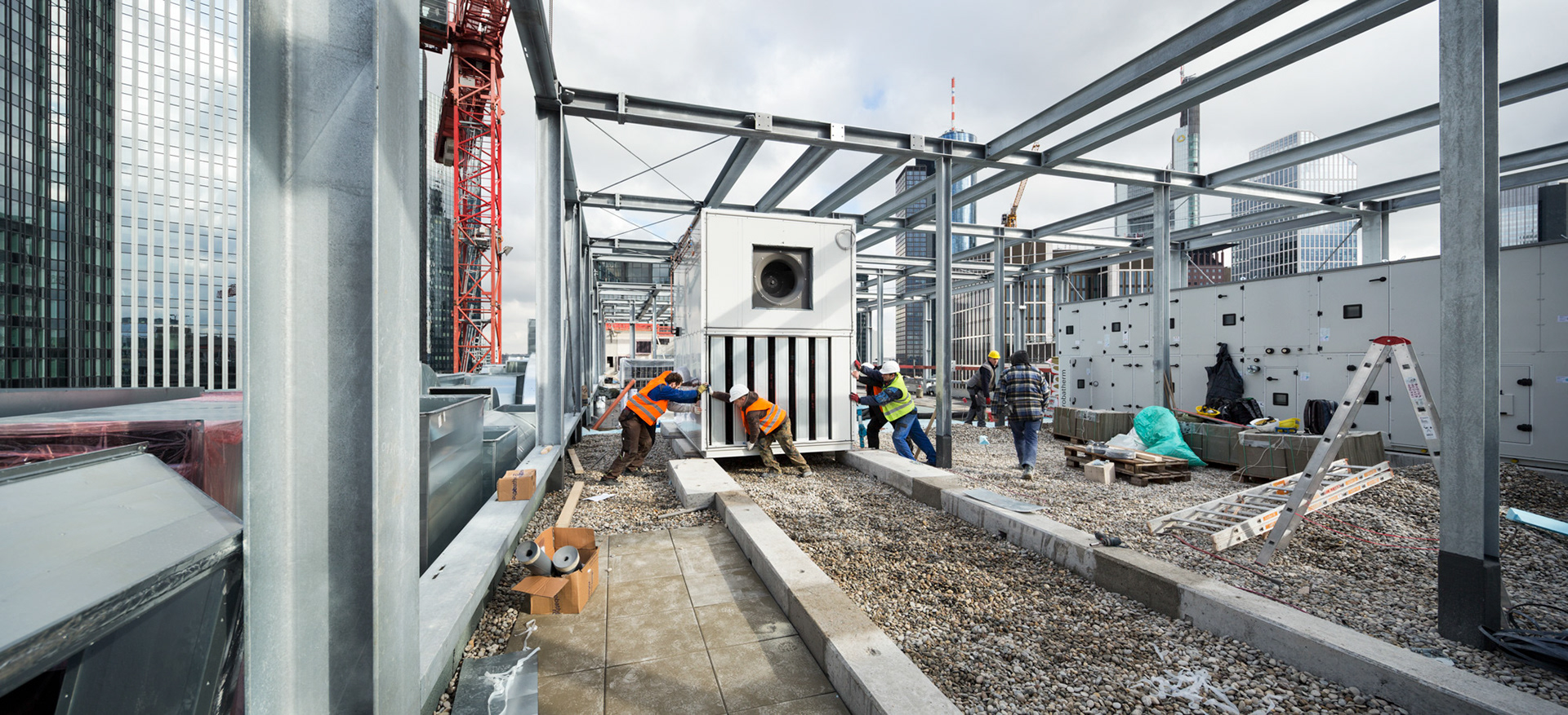 Fotodokumentation Deutsche Bank Campus für Tishman Speyer