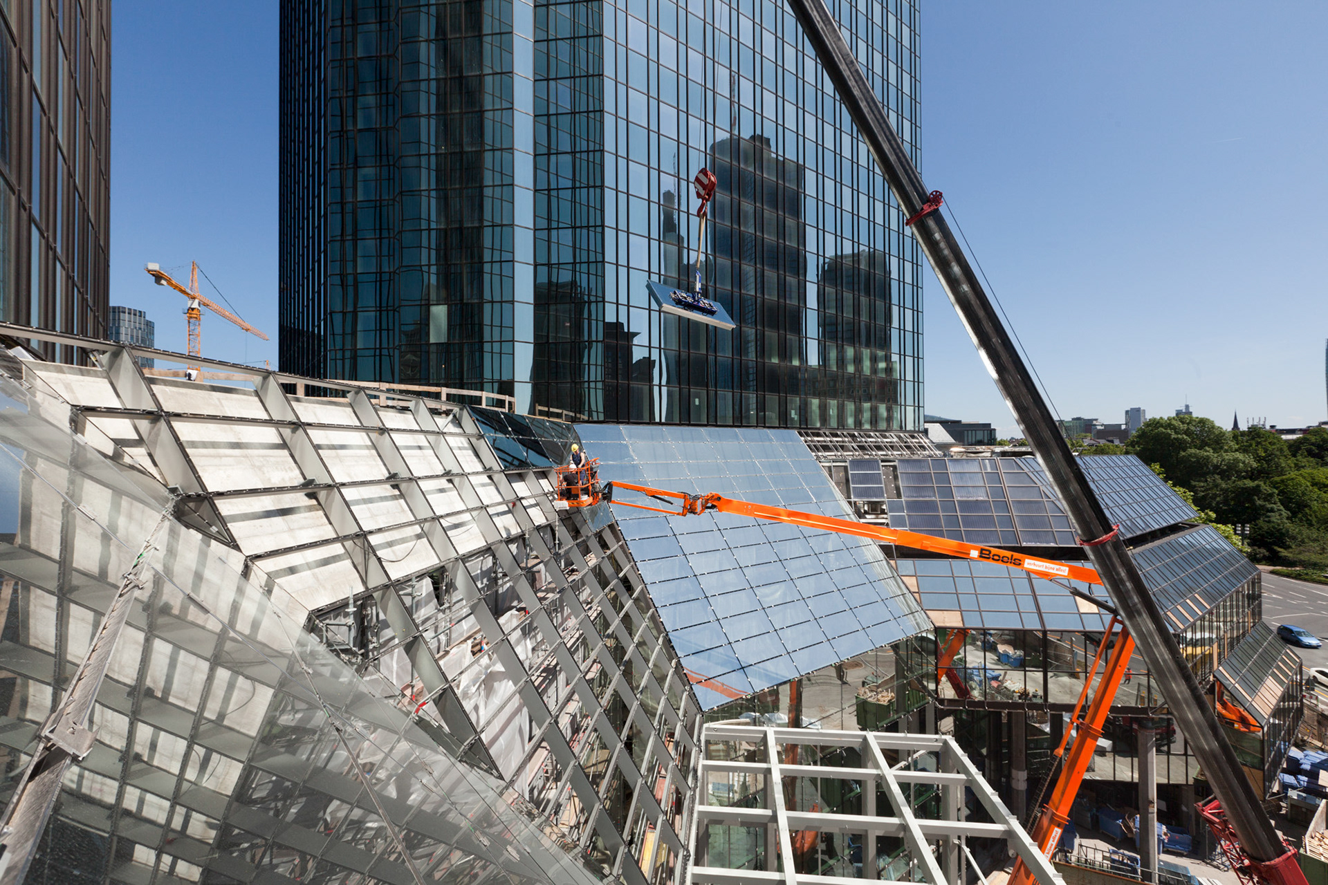 Fotodokumentation des Umbaus der Deutschen Bank Türme für Deutsche Bank