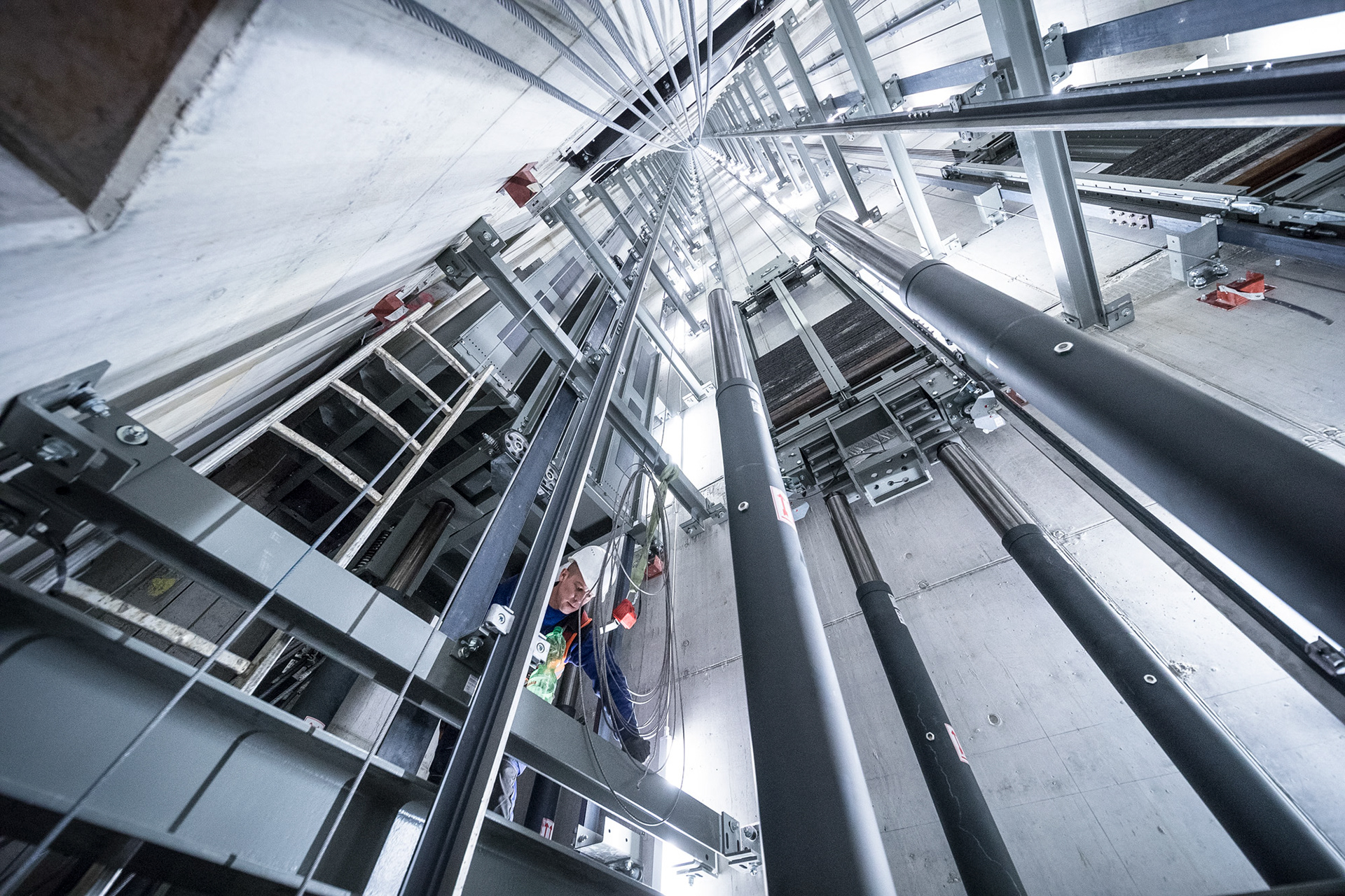 Fotodokumentation vom Bau des WINX-Towers für WINX GmbH