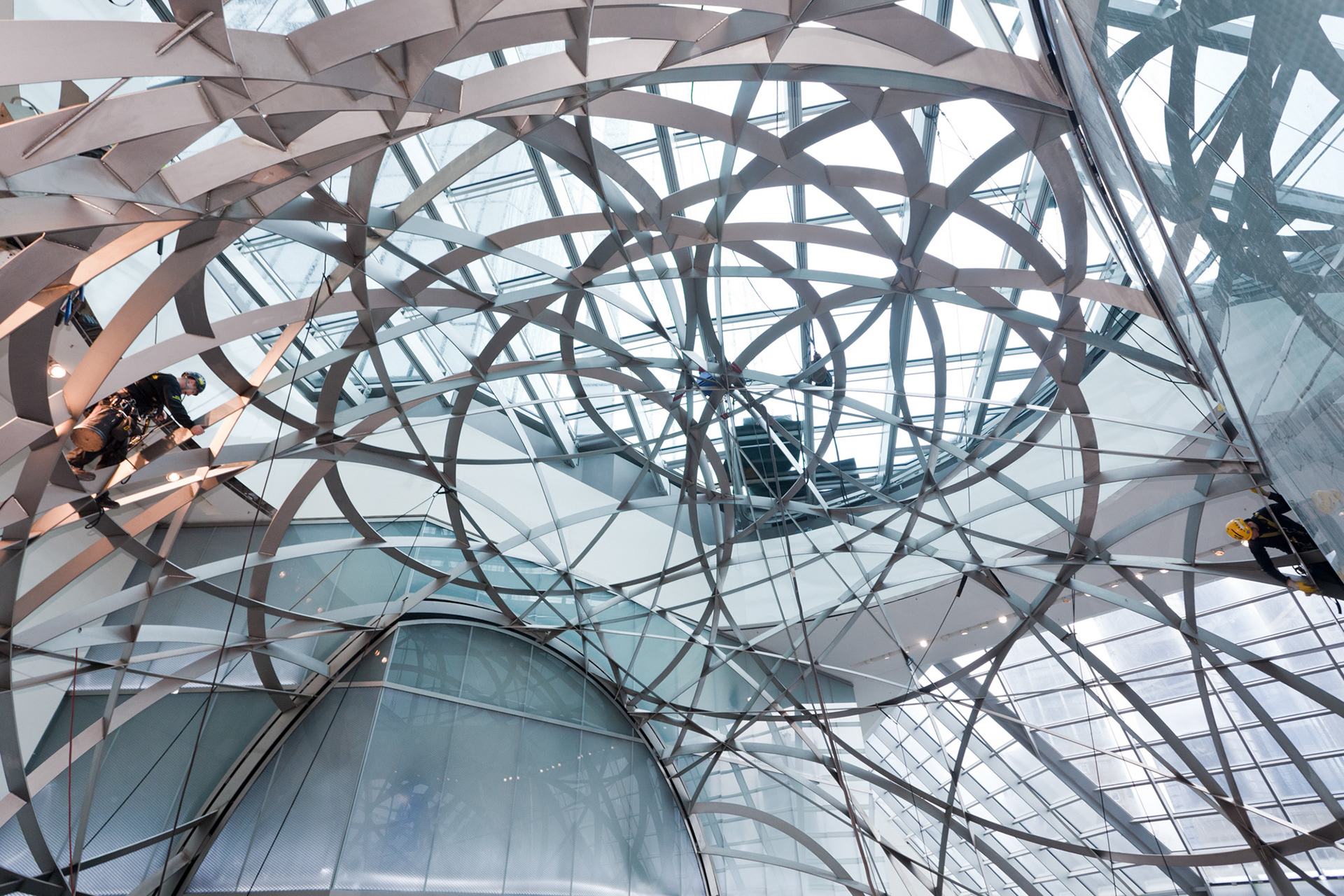 Fotodokumentation des Umbaus der Deutschen Bank Türme für Deutsche Bank