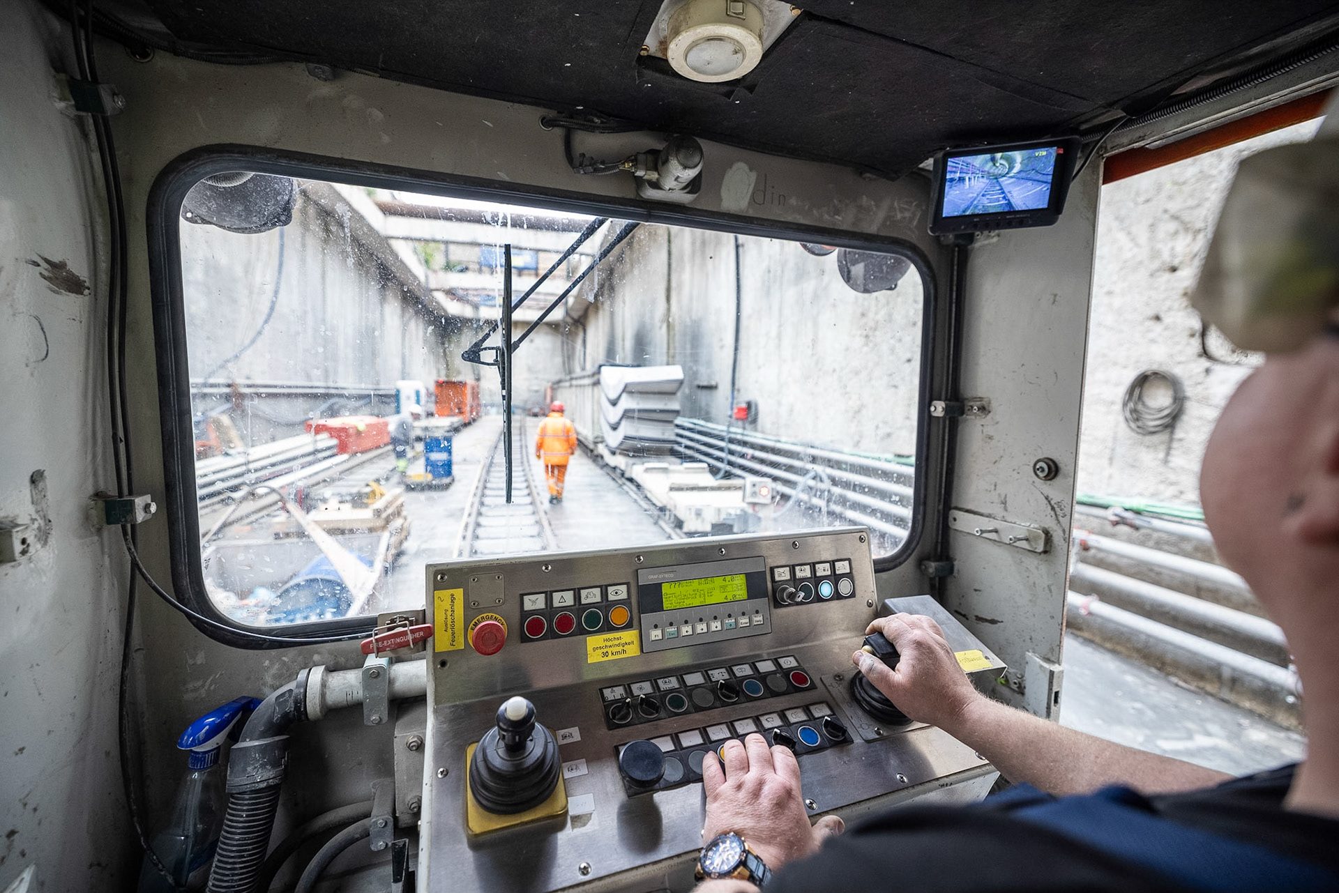 Fotodokumentation der Verlängerung der U5 in Frankfurt für die Stadtbahn Europaviertel Projektgesellschaft mbH