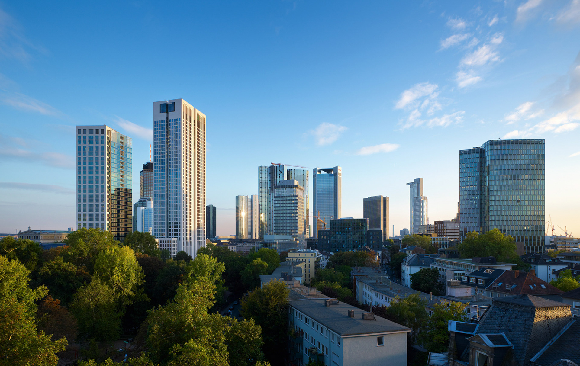 Fotodokumentation vom Bau des OpernTurm für Tishman Speyer