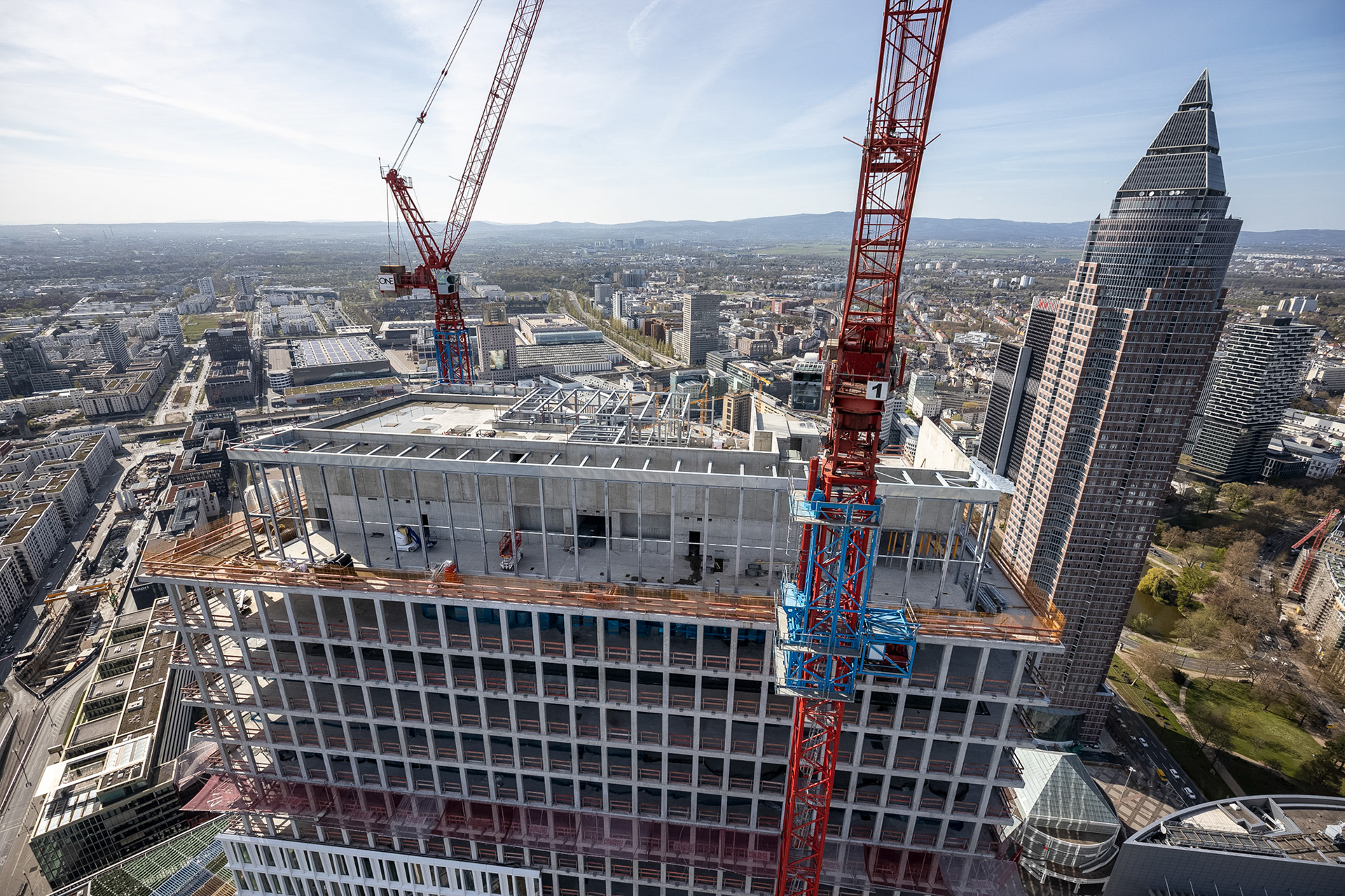 Fotodokumentation vom Bau des ONE für CA Immo