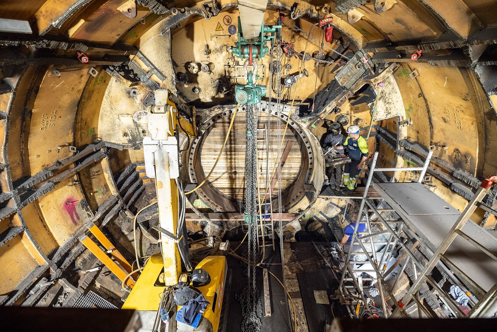 Fotodokumentation der Verlängerung der U5 in Frankfurt für die Stadtbahn Europaviertel Projektgesellschaft mbH