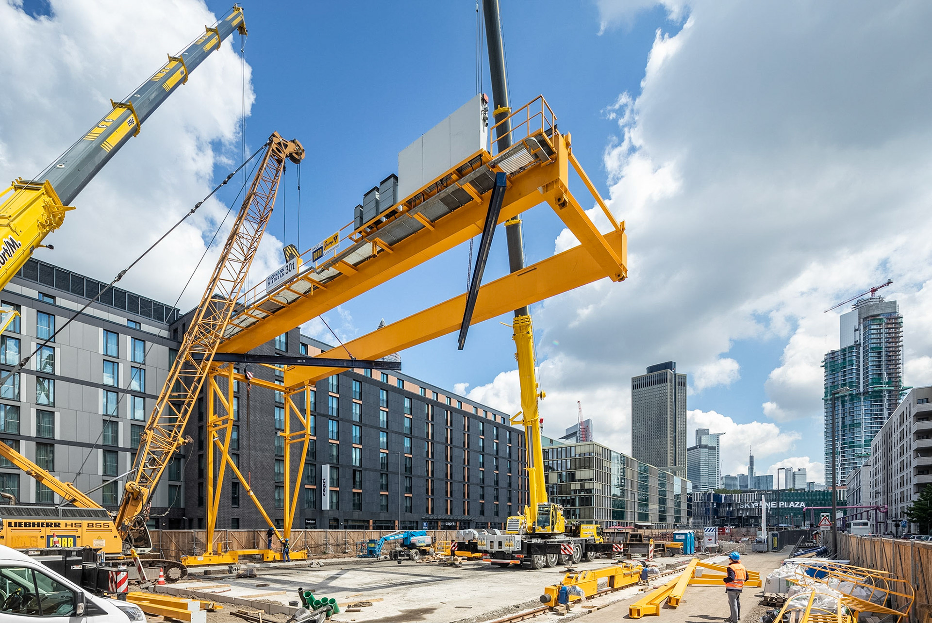 Fotodokumentation der Verlängerung der U5 in Frankfurt für die Stadtbahn Europaviertel Projektgesellschaft mbH