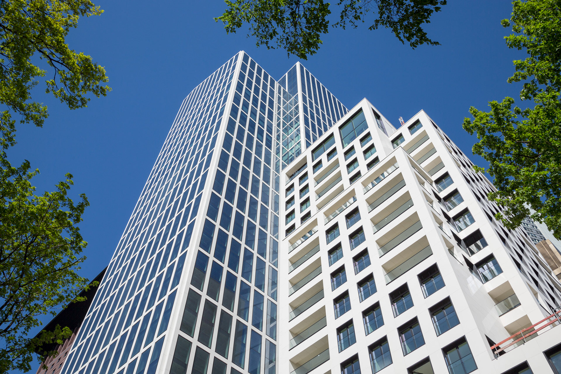 Fotodokumentation vom Bau des TaunusTurms für Tishman Speyer