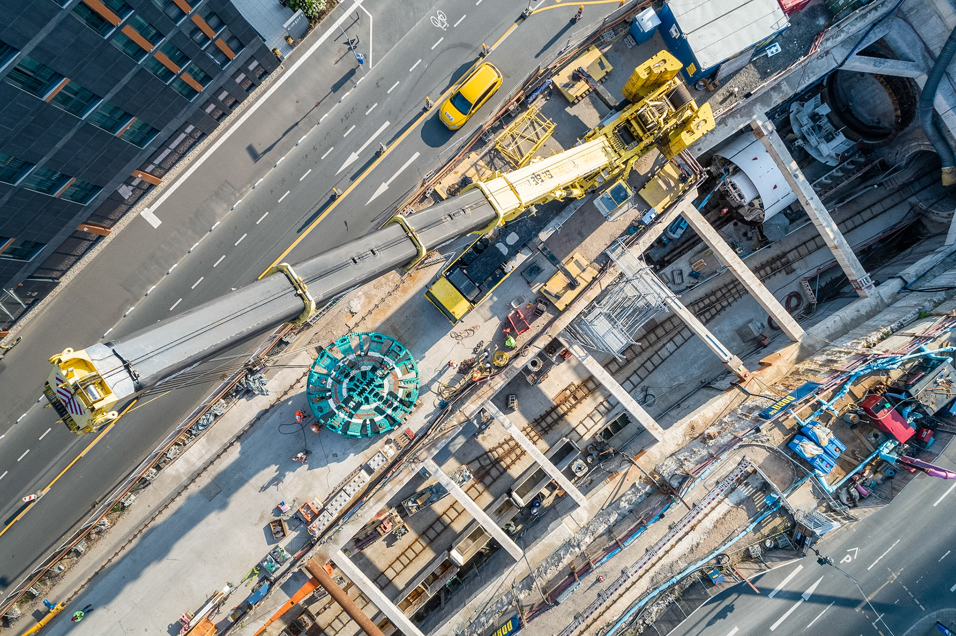 Fotodokumentation der Verlängerung der U5 in Frankfurt für die Stadtbahn Europaviertel Projektgesellschaft mbH