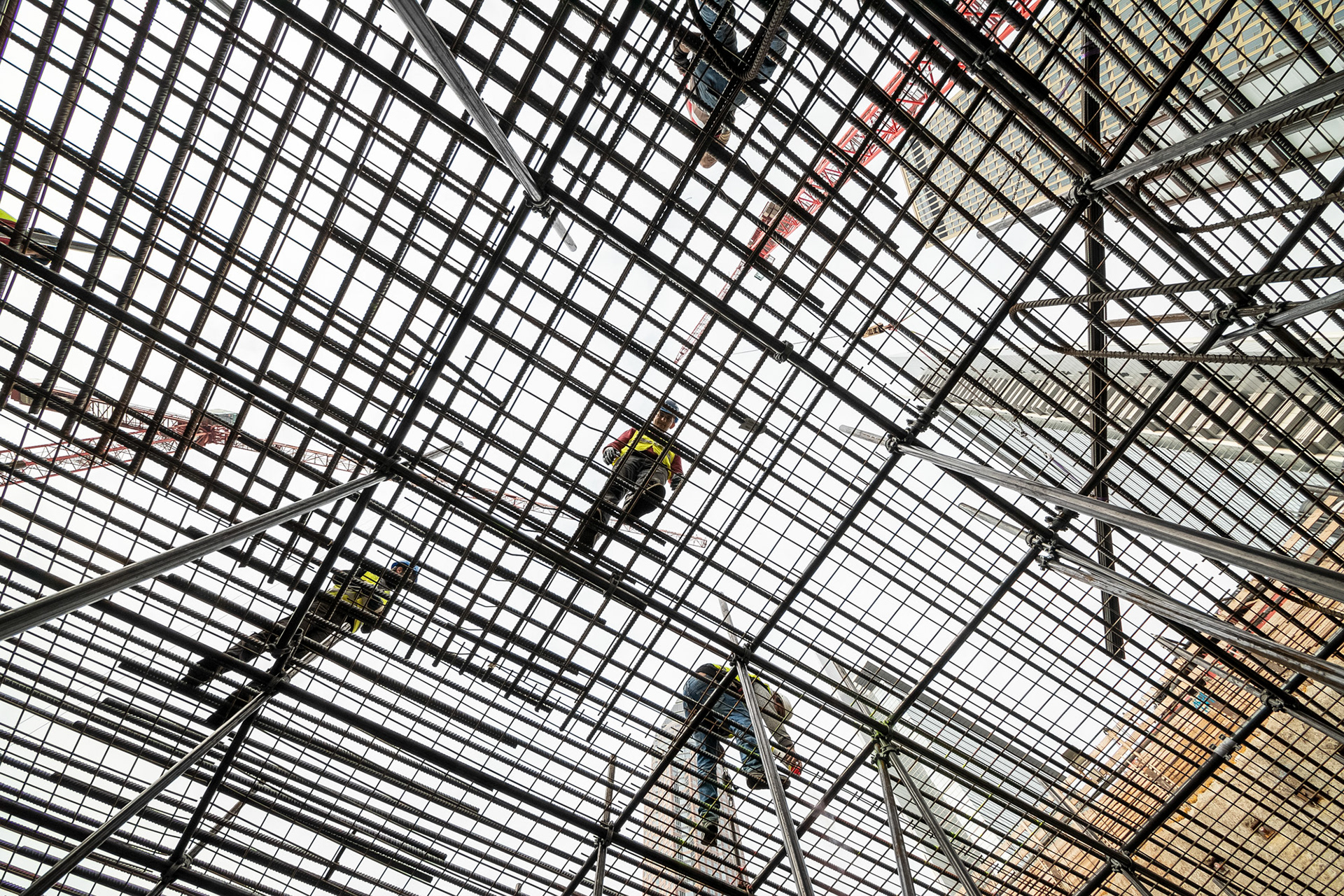 Fotodokumentation vom Bau des ONE für CA Immo