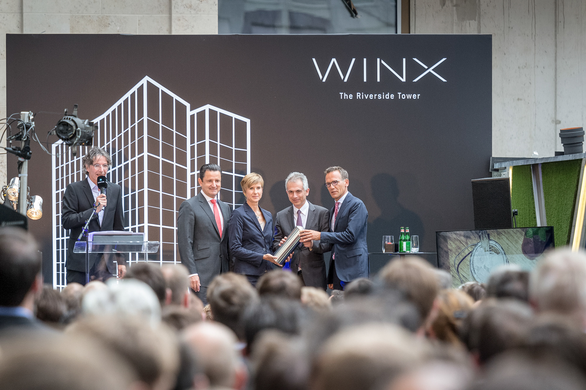 Fotodokumentation vom Bau des WINX-Towers für WINX GmbH