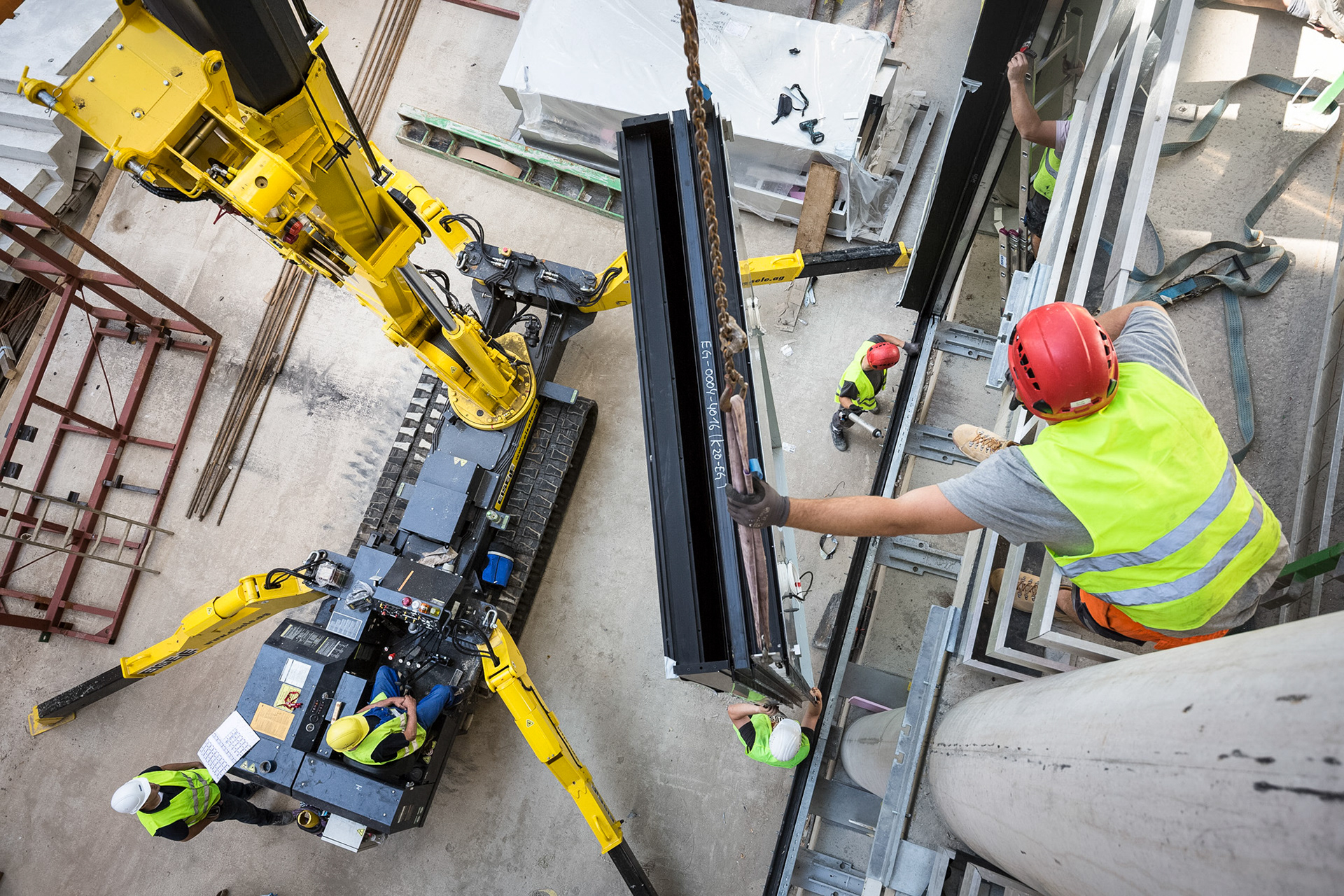 Fotodokumentation vom Bau des WINX-Towers für WINX GmbH