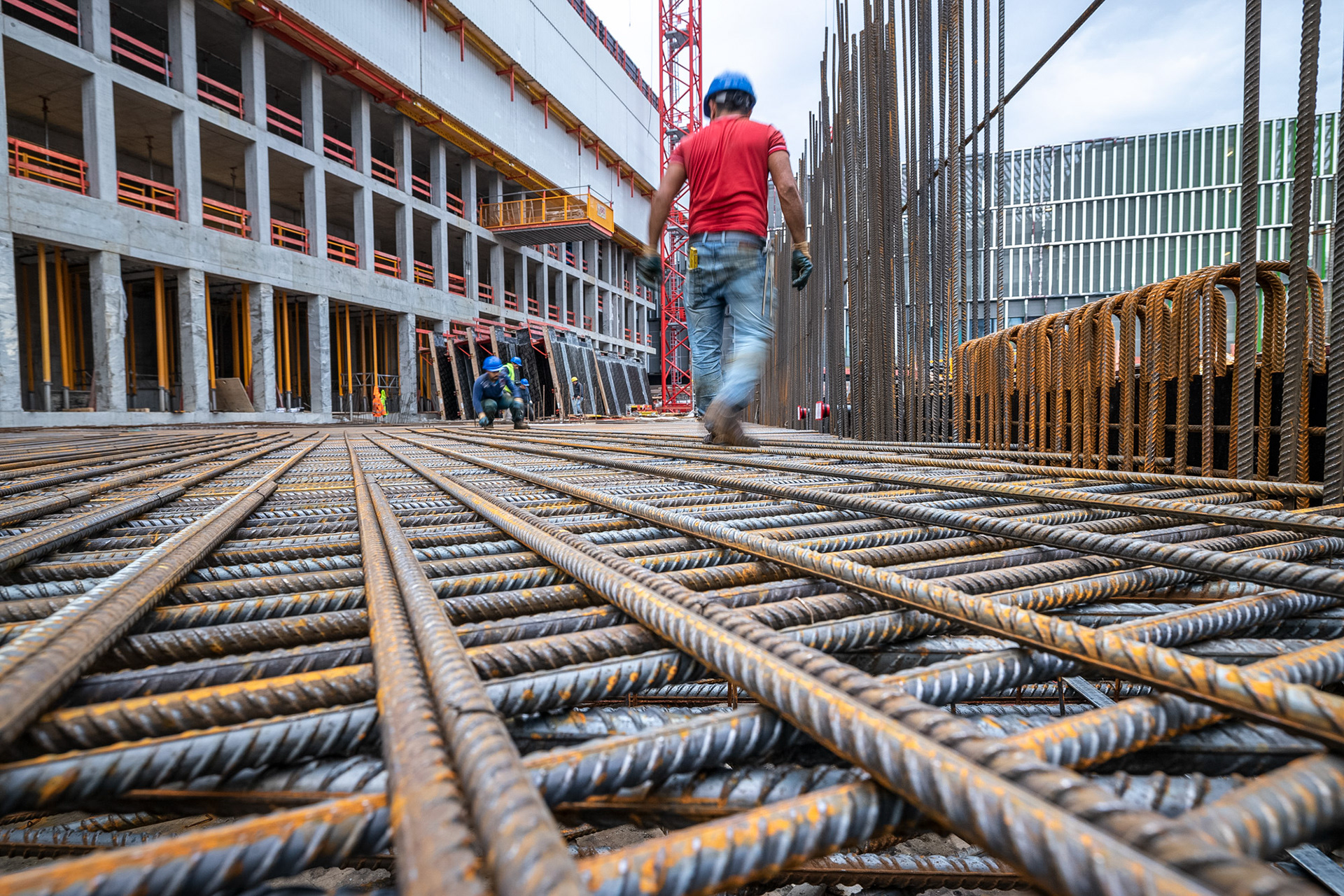 Fotodokumentation vom Bau des ONE für CA Immo