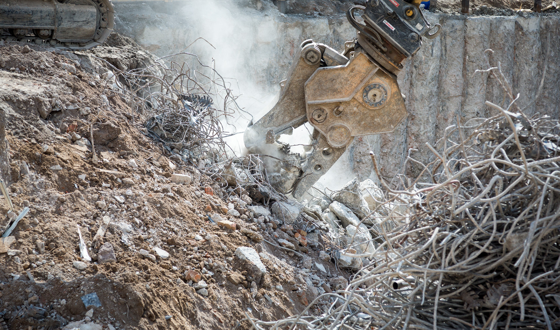 Fotodokumentation vom Bau des Hochhauses Taunusanlage 8 in Frankfurt am Main für Credit Suisse
