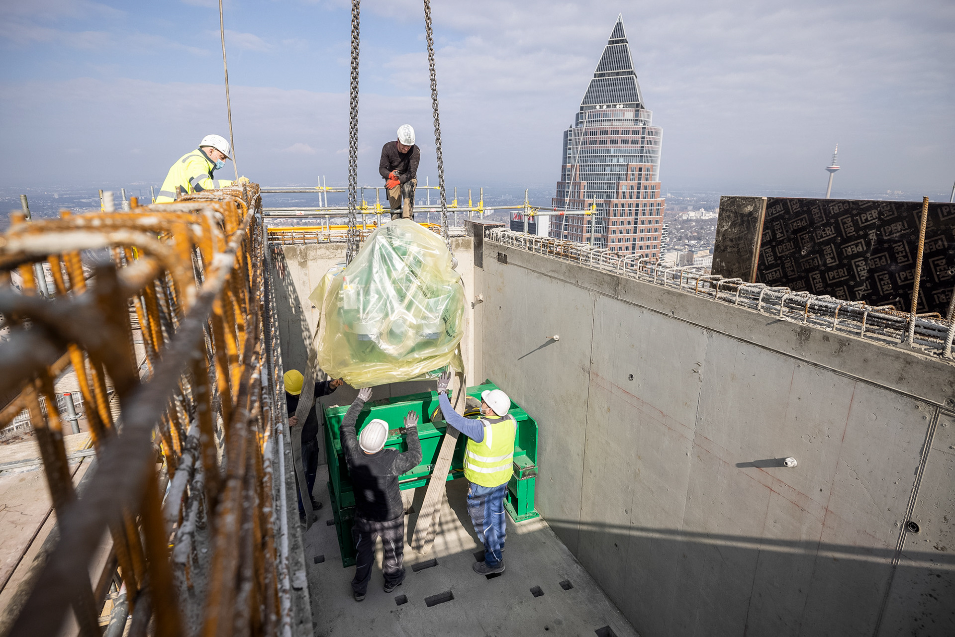 Fotodokumentation vom Bau des ONE für CA Immo