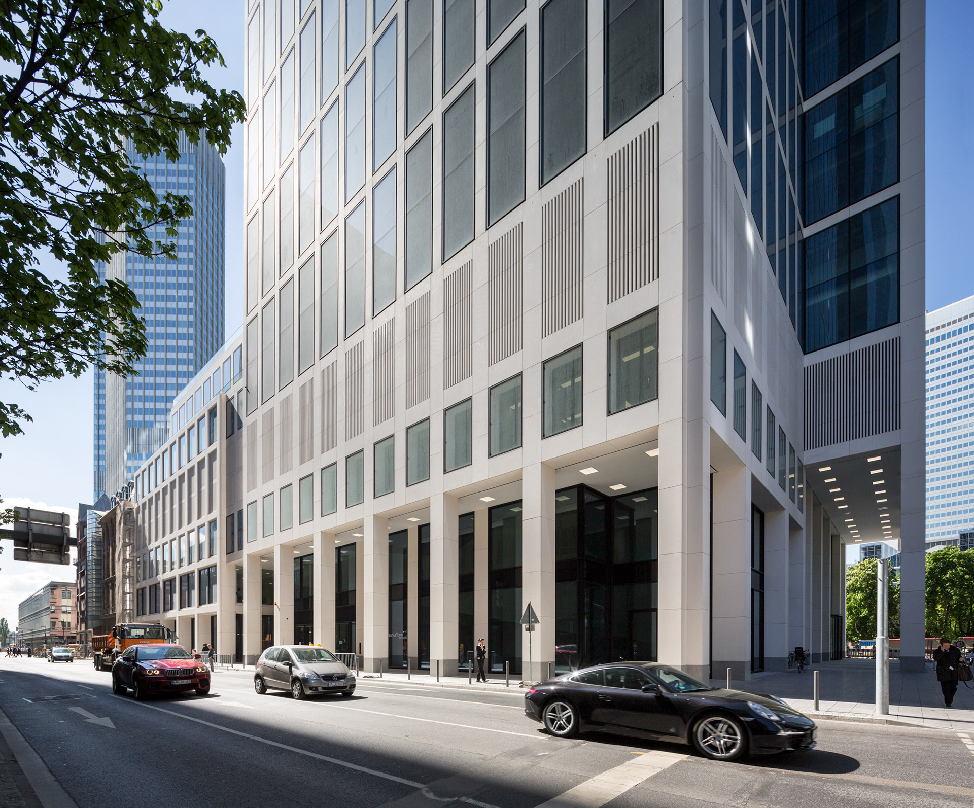 Fotodokumentation vom Bau des TaunusTurms für Tishman Speyer