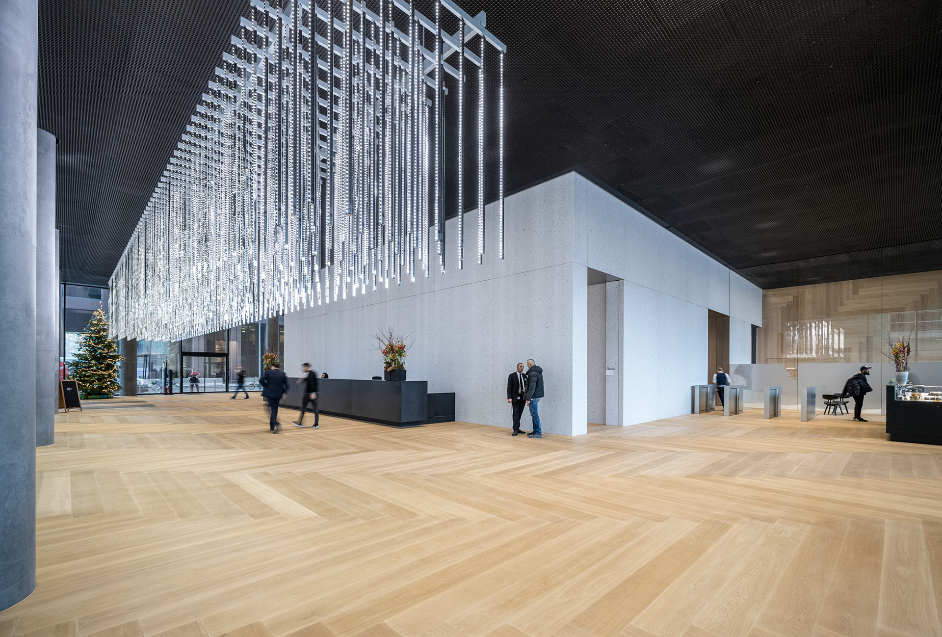 Fotodokumentation vom Bau des OmniTurms für Tishman Speyer