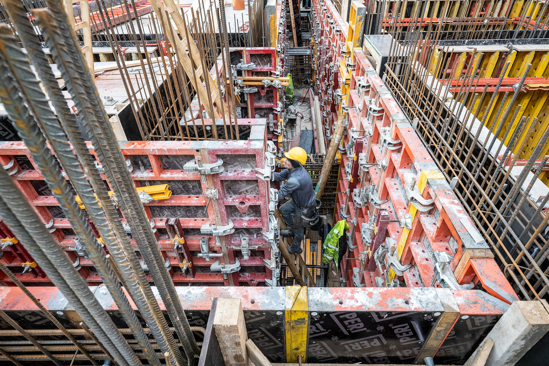 Fotodokumentation vom Bau des ONE für CA Immo