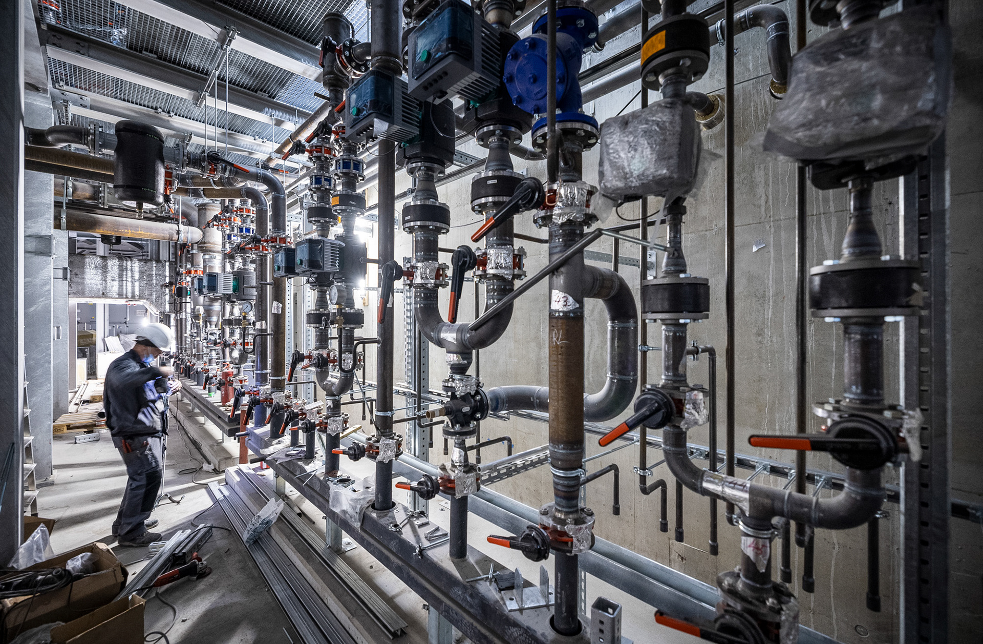 Fotodokumentation vom Bau des ONE für CA Immo