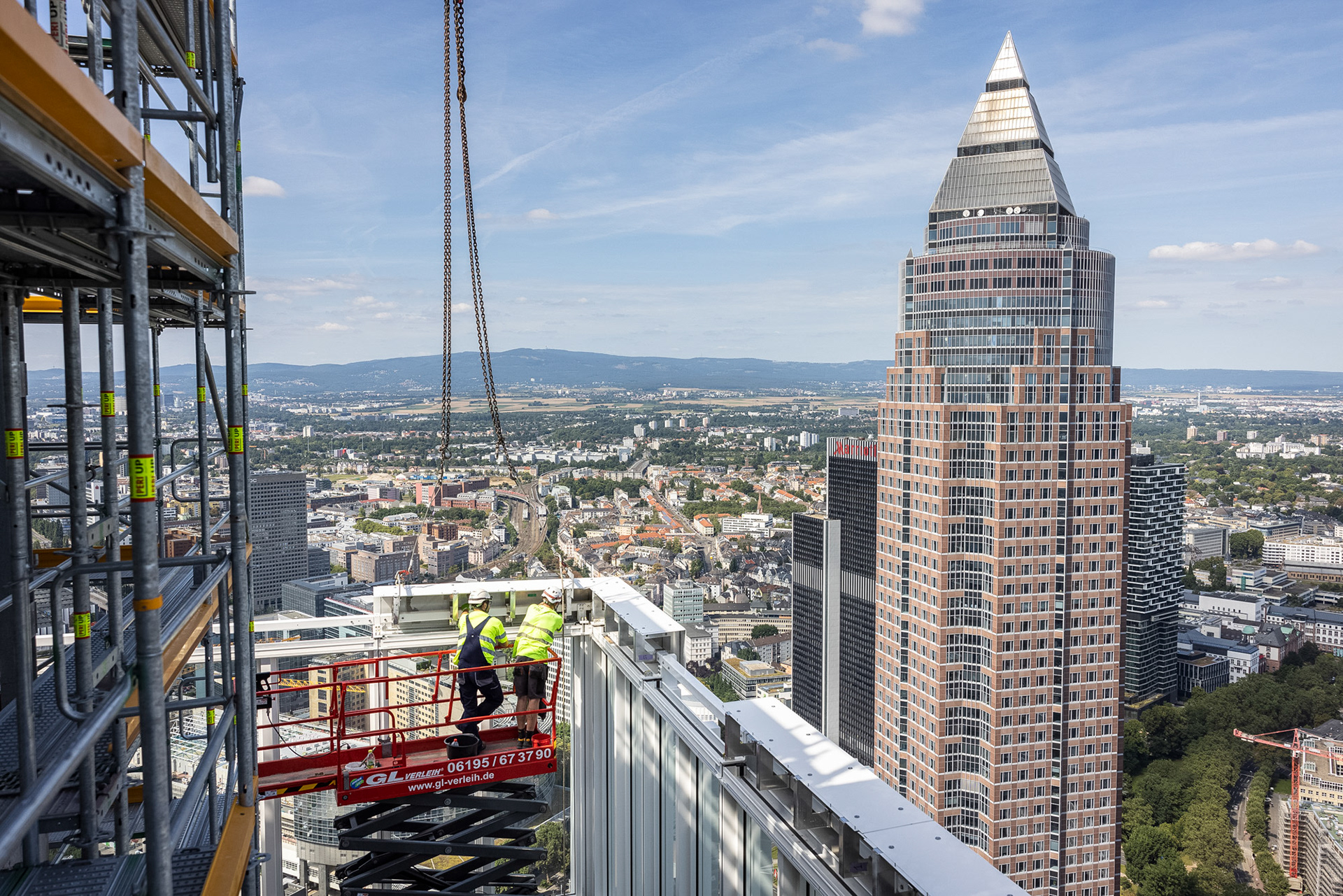 Fotodokumentation vom Bau des ONE für CA Immo