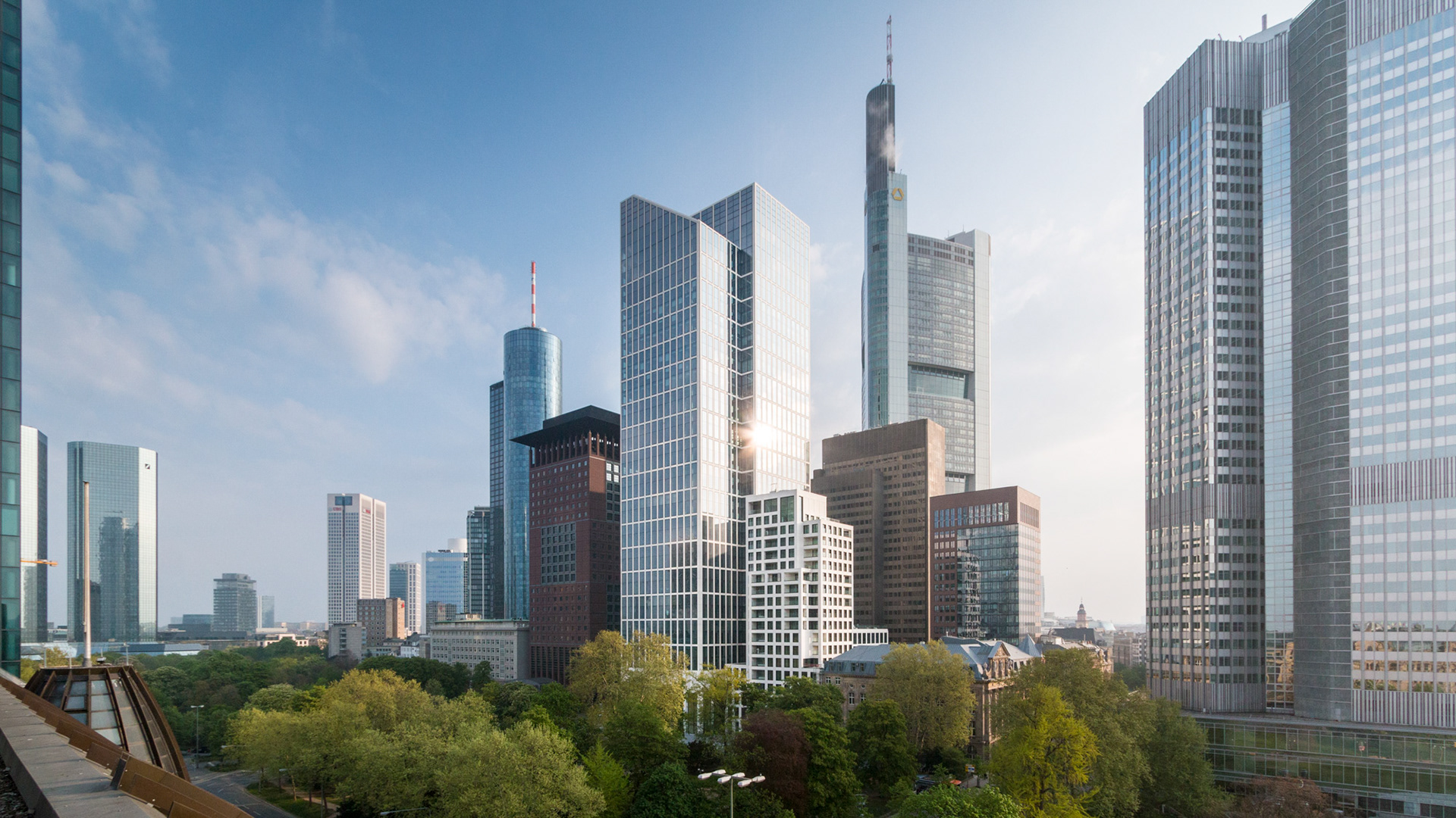 Fotodokumentation vom Bau des TaunusTurms für Tishman Speyer