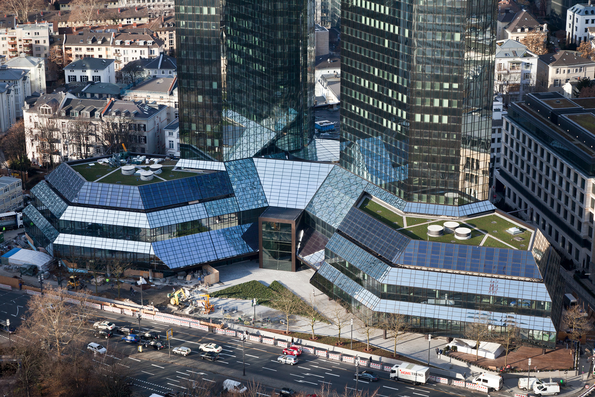 Fotodokumentation des Umbaus der Deutschen Bank Türme für Deutsche Bank