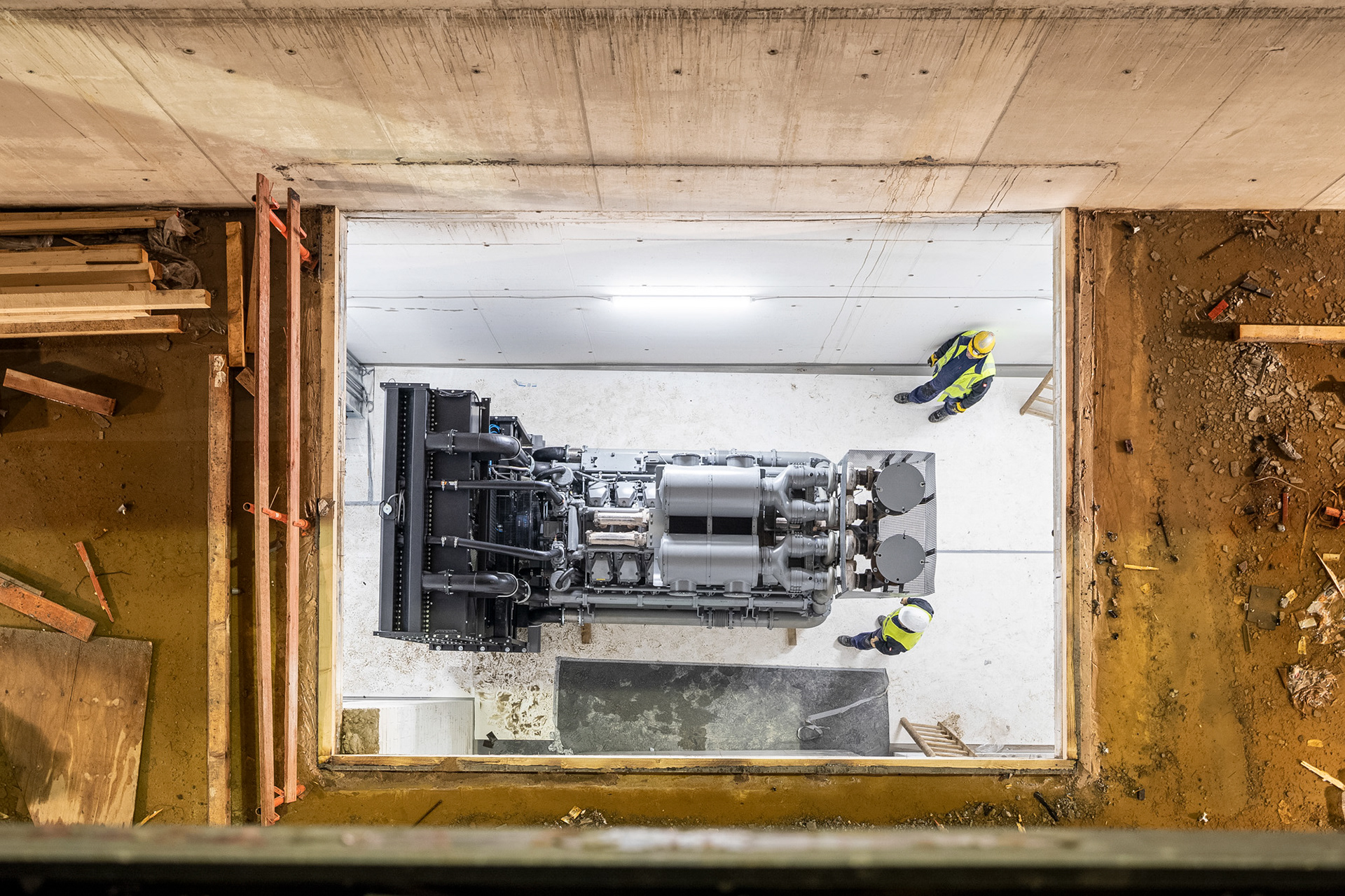 Fotodokumentation vom Bau des ONE für CA Immo