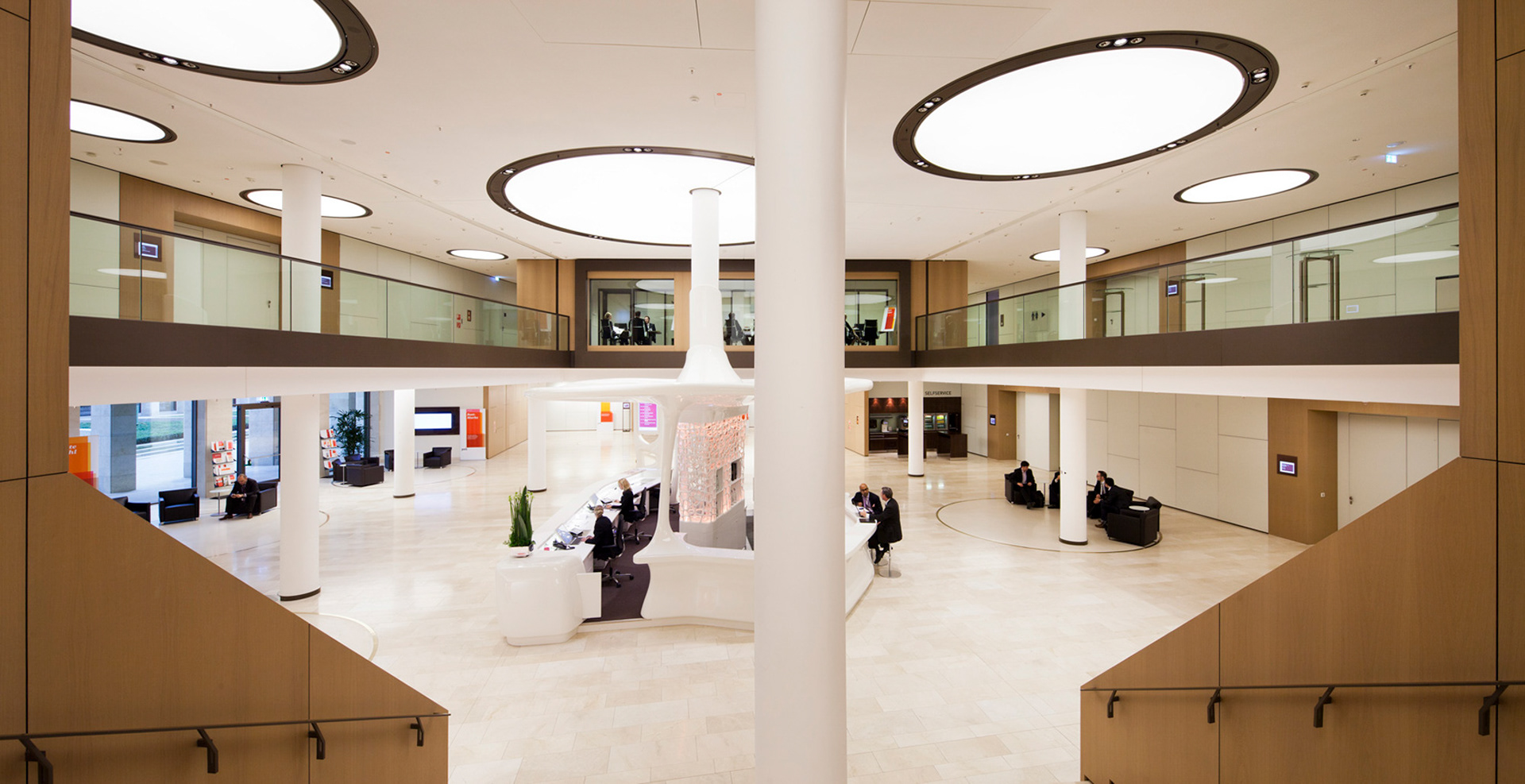 Fotodokumentation vom Bau des Tower 185 für CA Immo