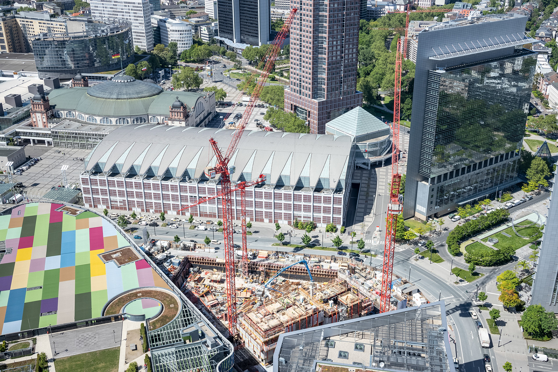 Fotodokumentation vom Bau des ONE für CA Immo