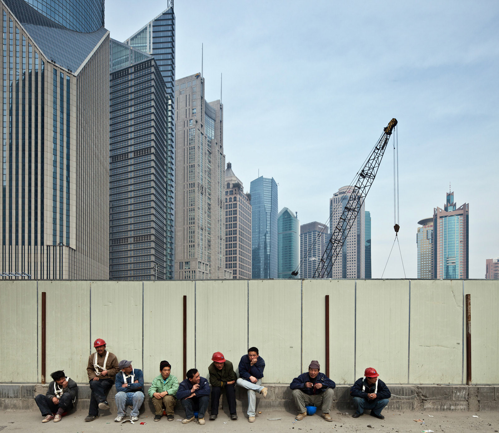 Bauarbeiter Shanghai China