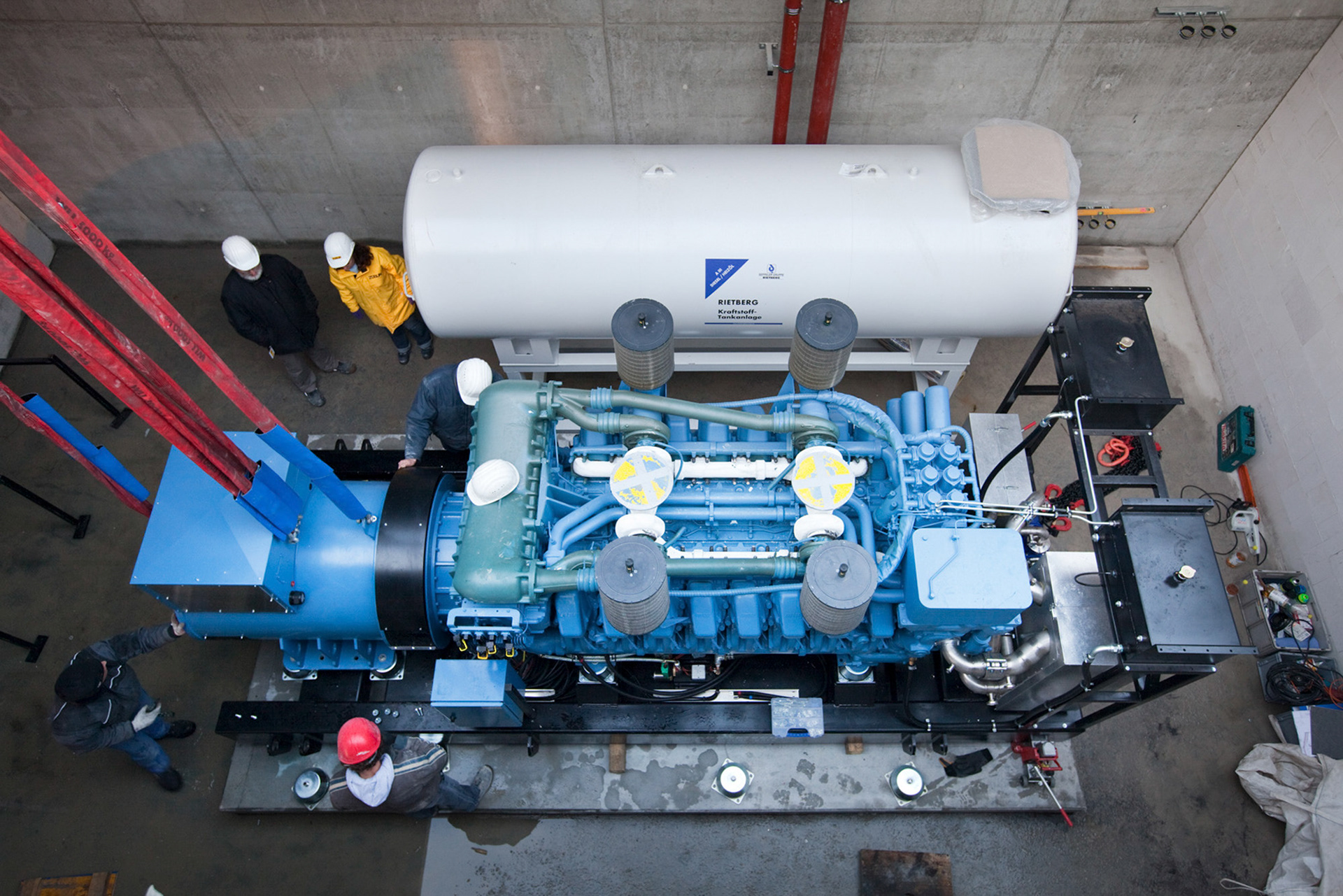 Fotodokumentation vom Bau des OpernTurm für Tishman Speyer