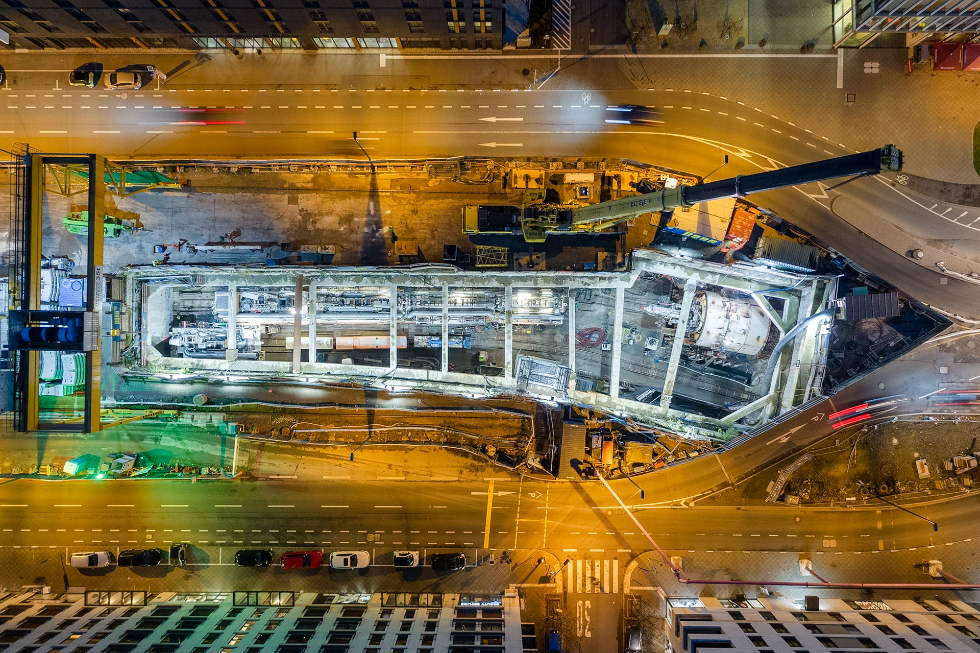 Fotodokumentation der Verlängerung der U5 in Frankfurt für die Stadtbahn Europaviertel Projektgesellschaft mbH