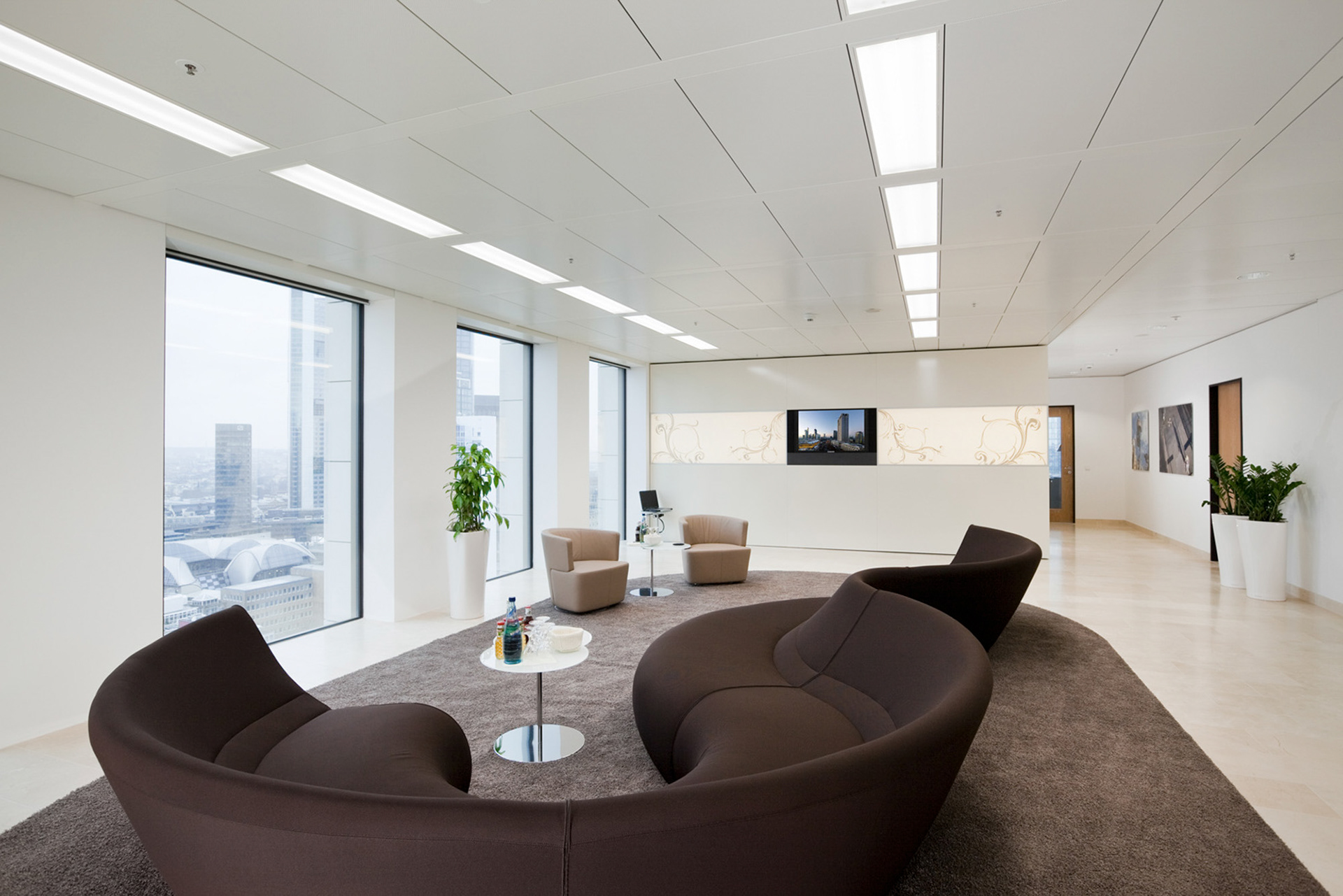 Fotodokumentation vom Bau des OpernTurm für Tishman Speyer