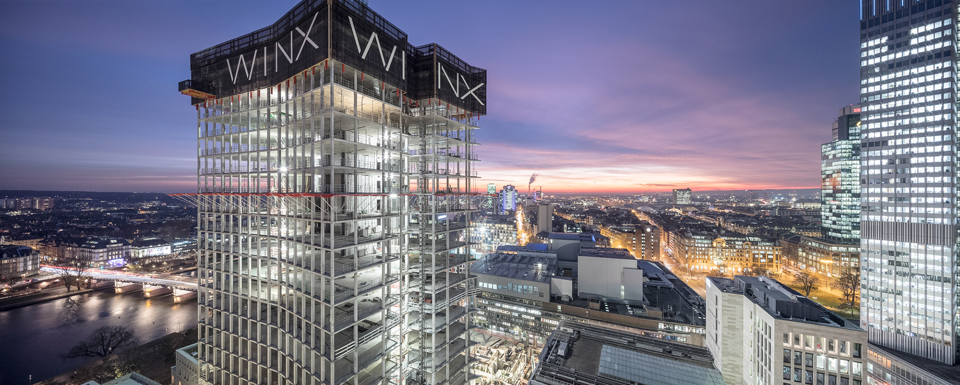 Fotodokumentation vom Bau des WINX-Towers für WINX GmbH