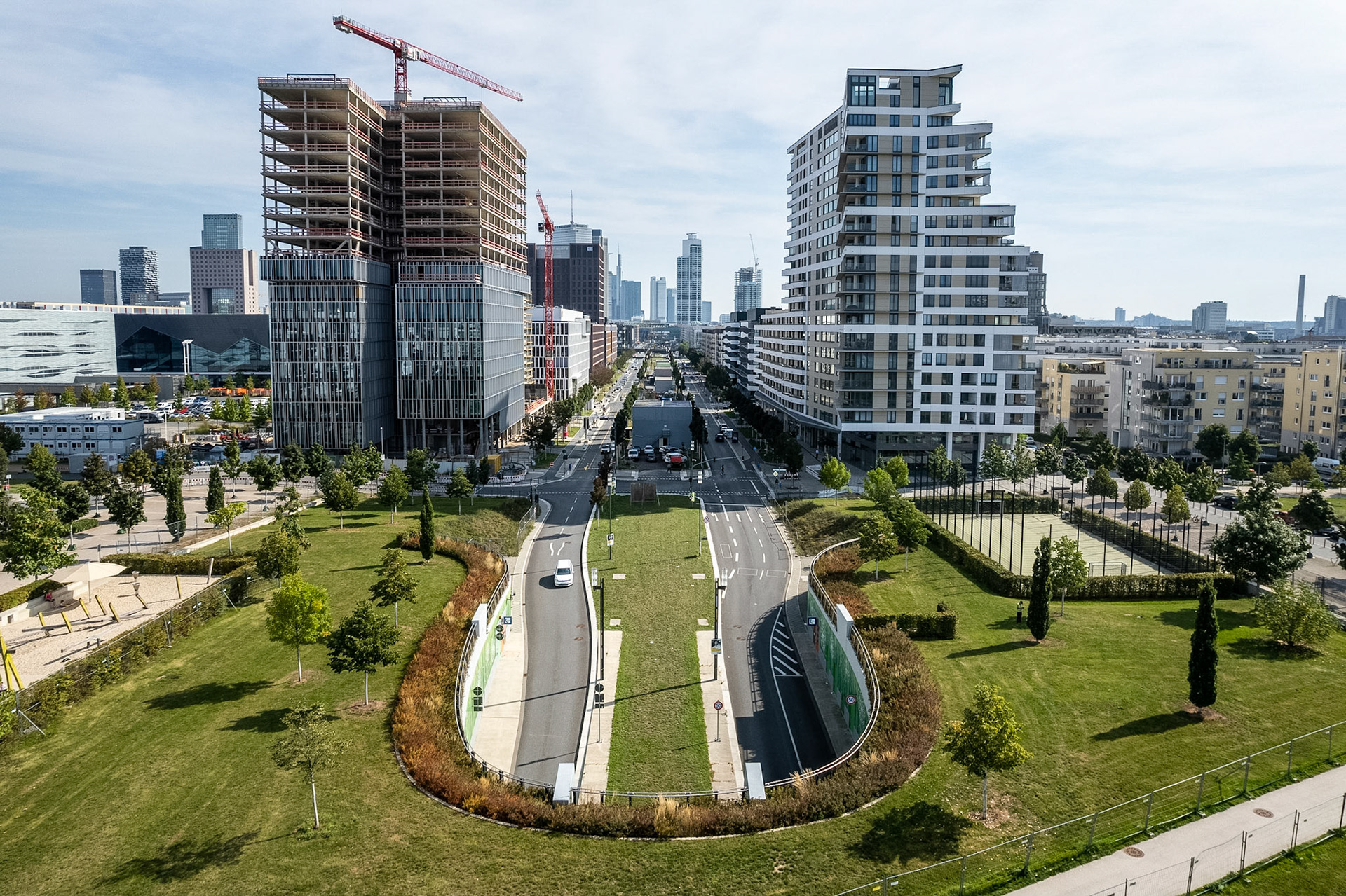 Fotodokumentation der Verlängerung der U5 in Frankfurt für die Stadtbahn Europaviertel Projektgesellschaft mbH