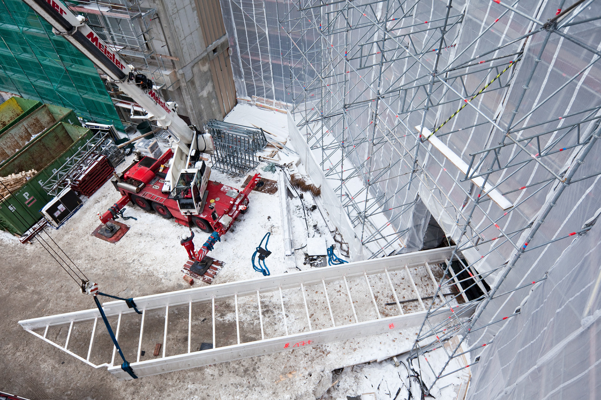 Fotodokumentation des Umbaus der Deutschen Bank Türme für Deutsche Bank