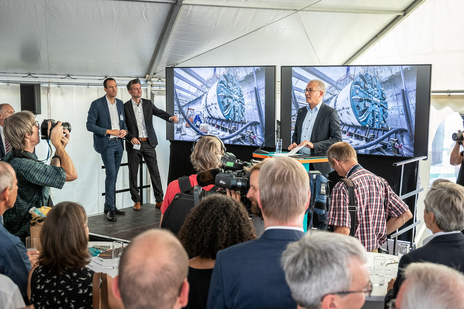 Fotodokumentation der Verlängerung der U5 in Frankfurt für die Stadtbahn Europaviertel Projektgesellschaft mbH