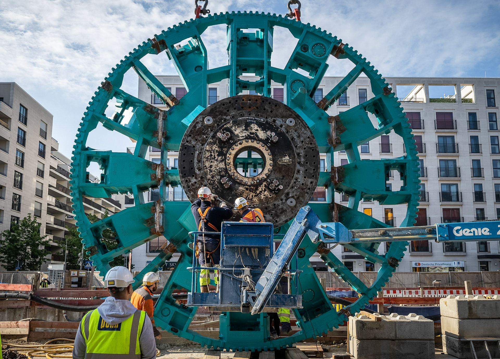 Fotodokumentation der Verlängerung der U5 in Frankfurt für die Stadtbahn Europaviertel Projektgesellschaft mbH