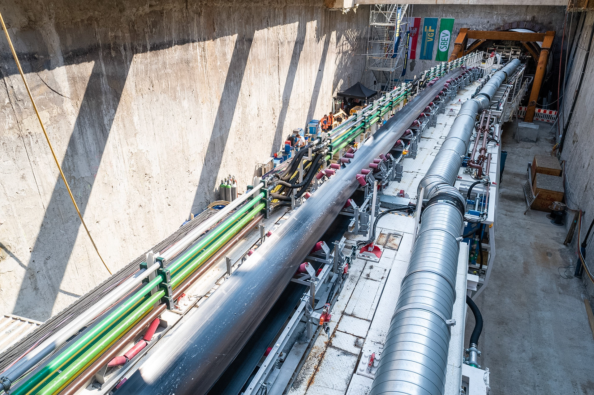 Fotodokumentation der Verlängerung der U5 in Frankfurt für die Stadtbahn Europaviertel Projektgesellschaft mbH