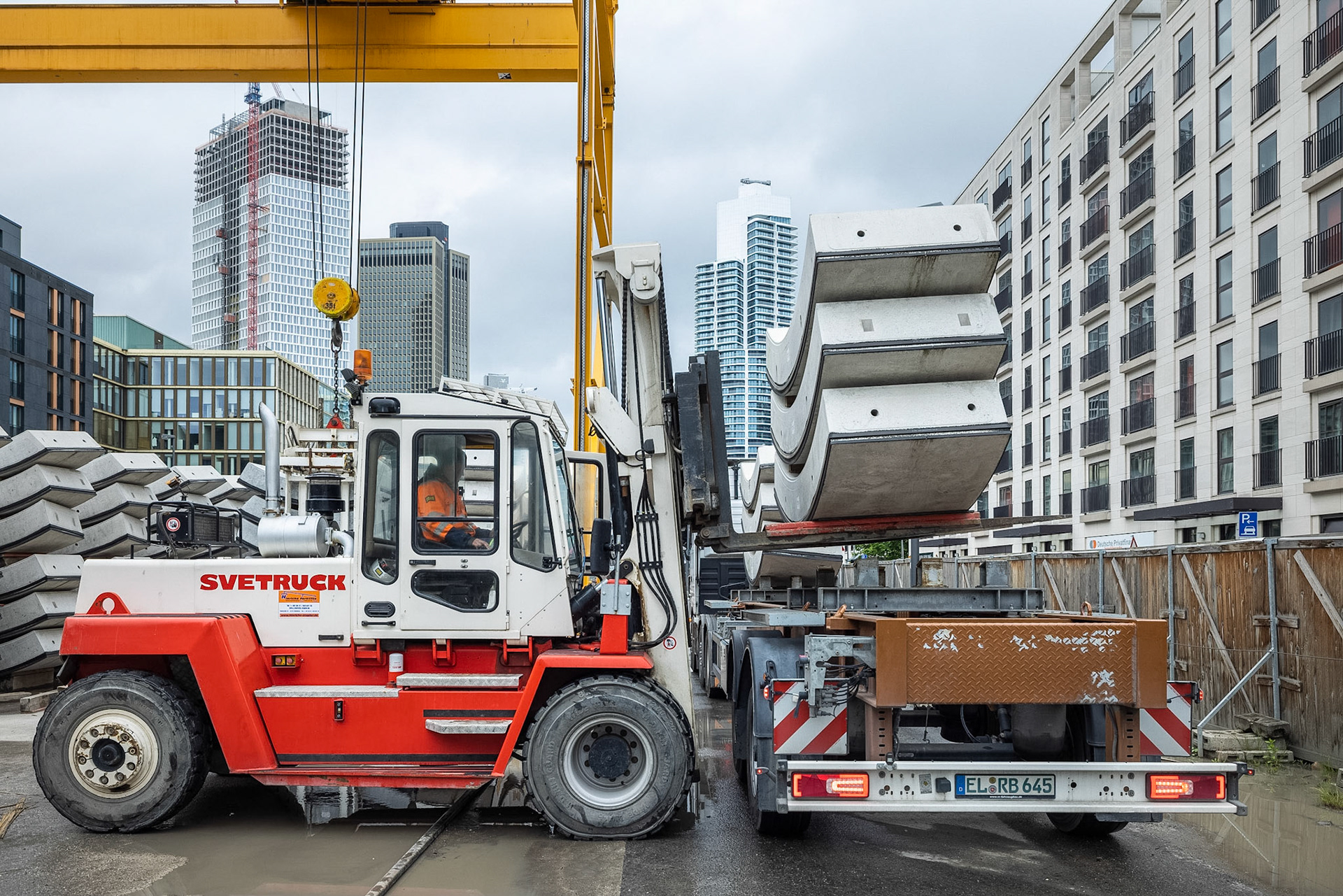 Fotodokumentation der Verlängerung der U5 in Frankfurt für die Stadtbahn Europaviertel Projektgesellschaft mbH