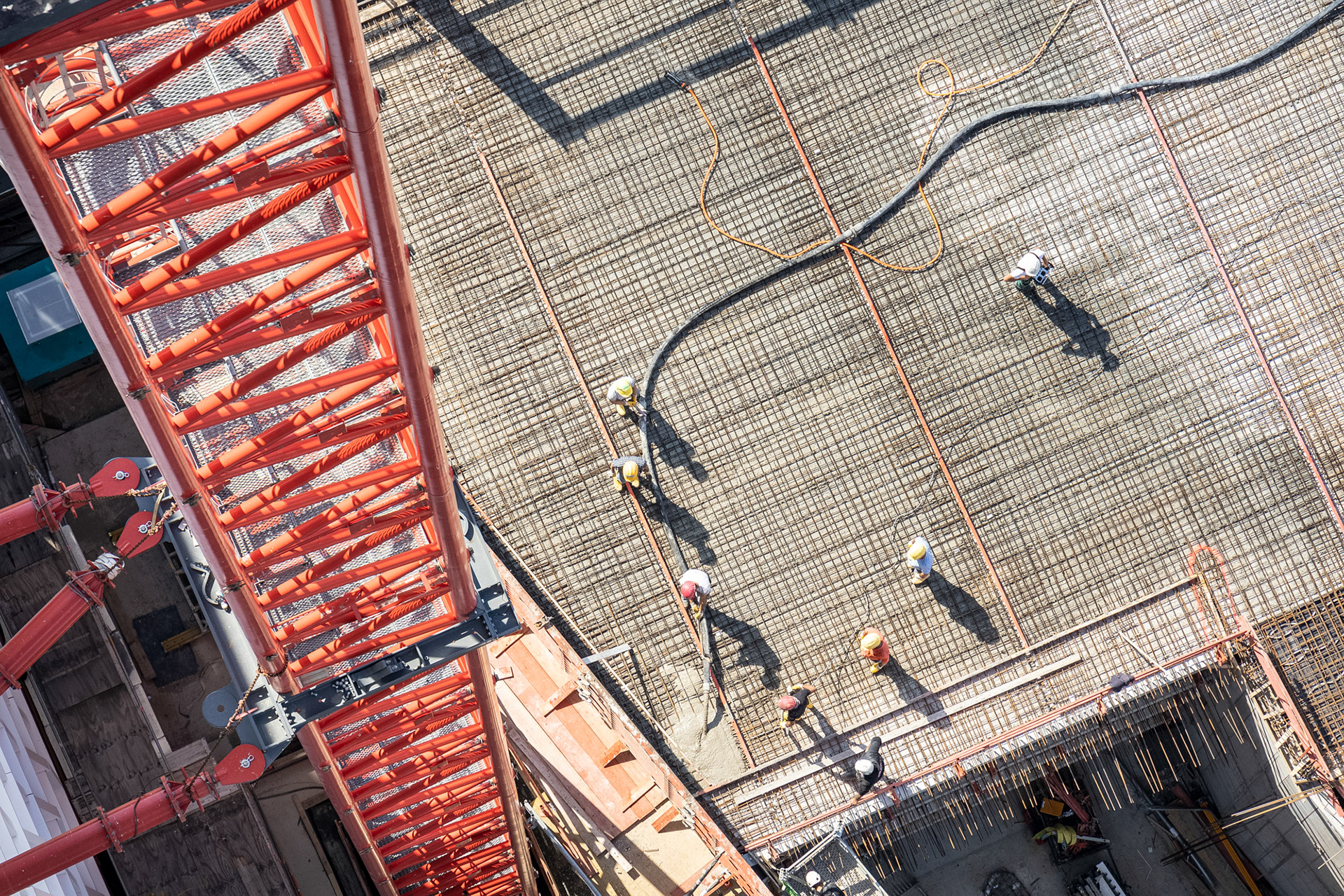 Fotodokumentation vom Bau des ONE für CA Immo