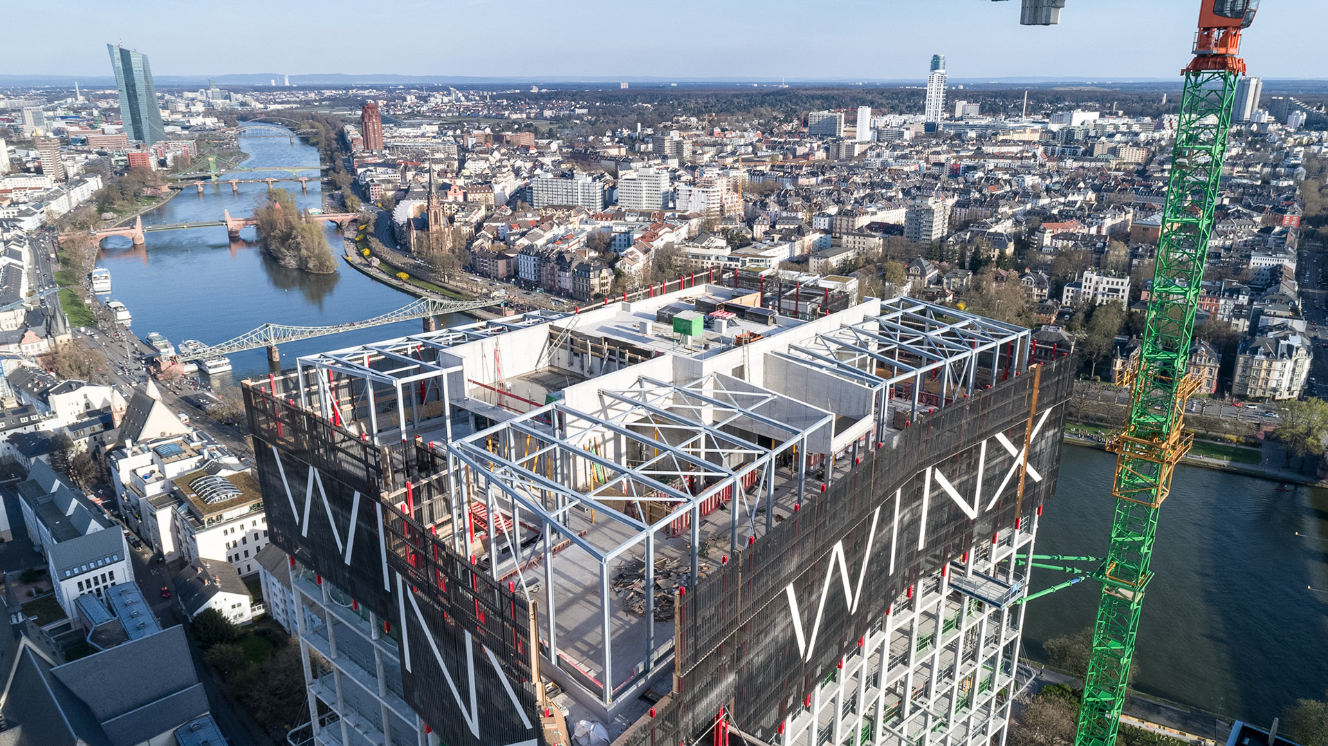 Fotodokumentation vom Bau des WINX-Towers für WINX GmbH