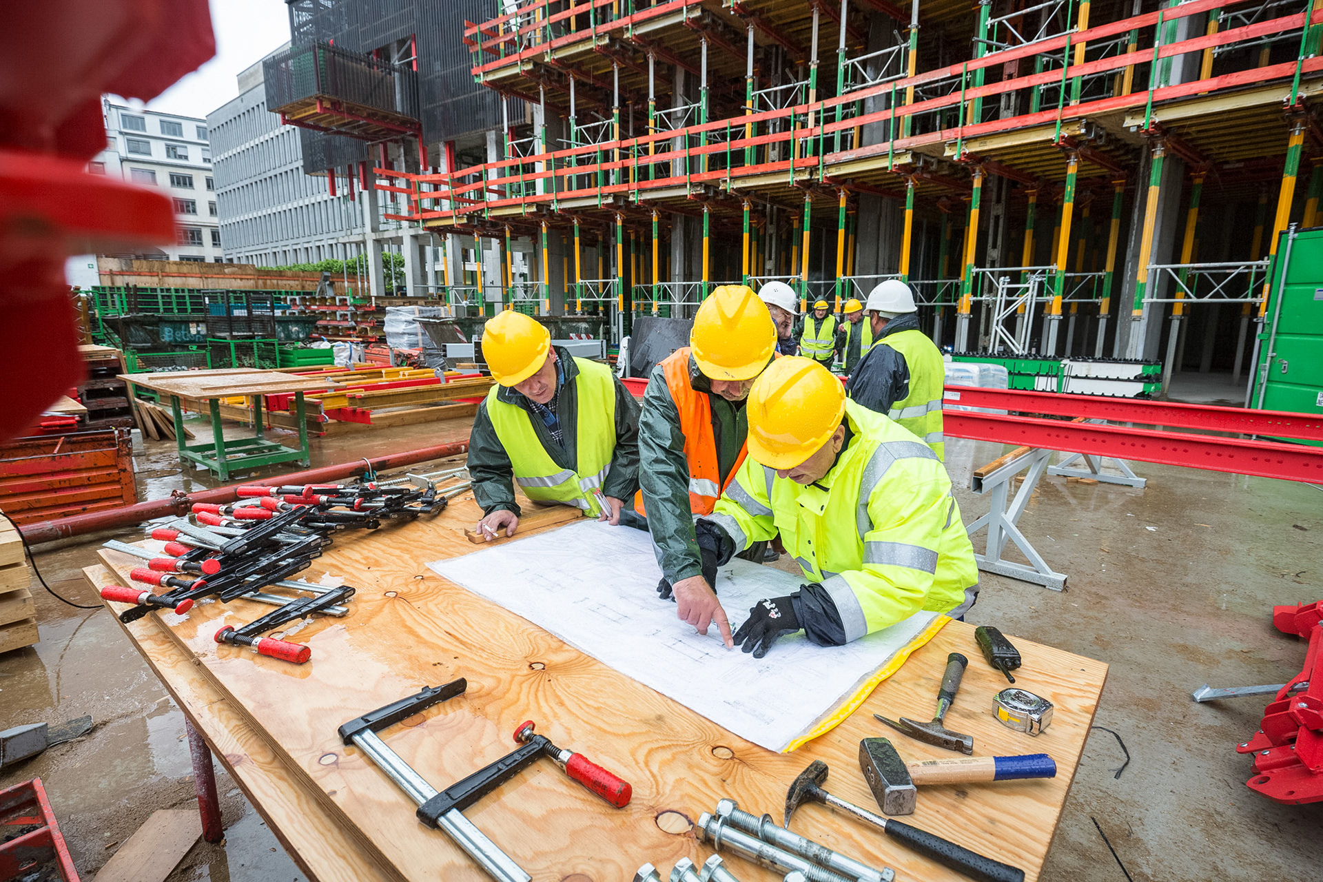 Fotodokumentation vom Bau des WINX-Towers für WINX GmbH