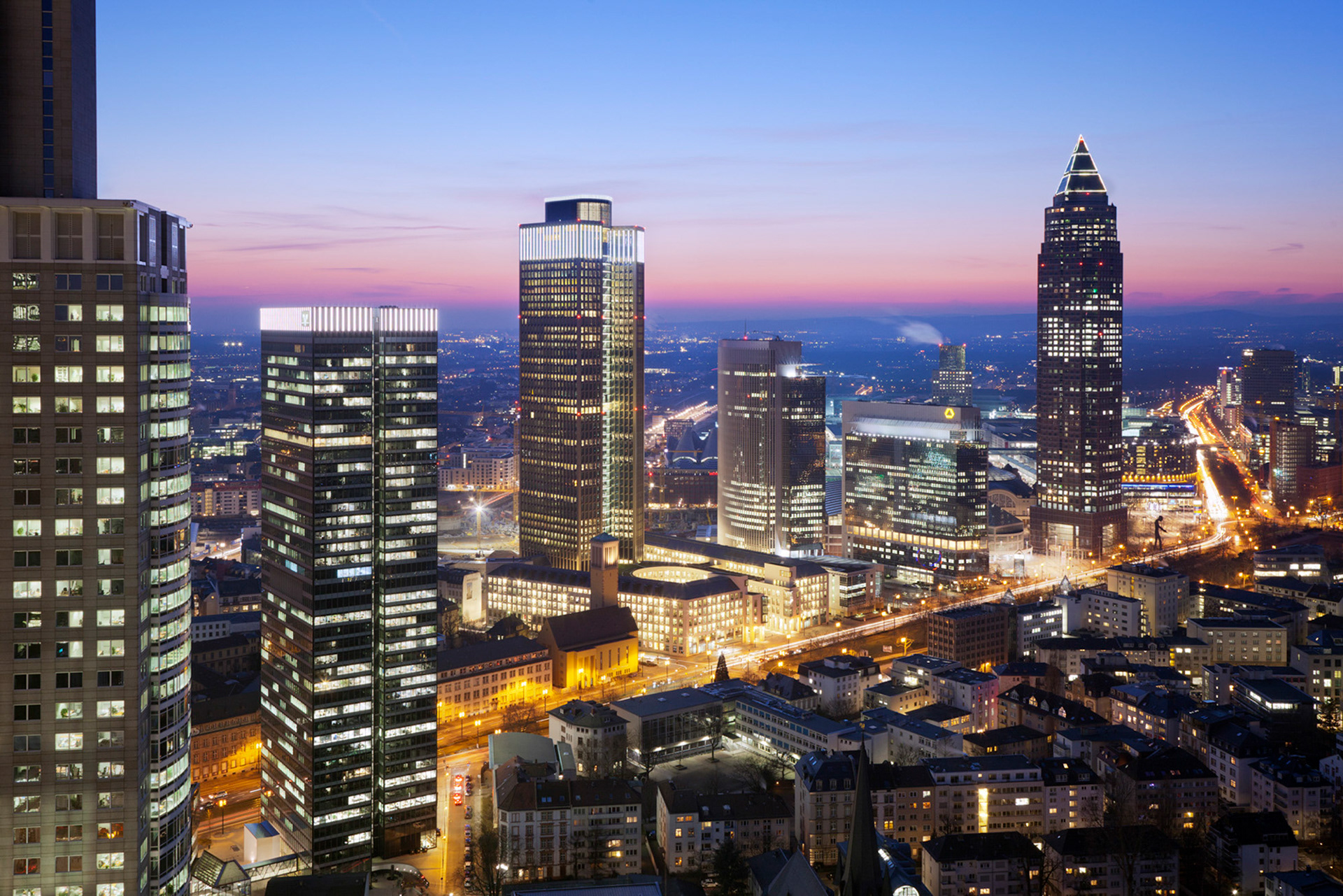 Fotodokumentation vom Bau des Tower 185 für CA Immo