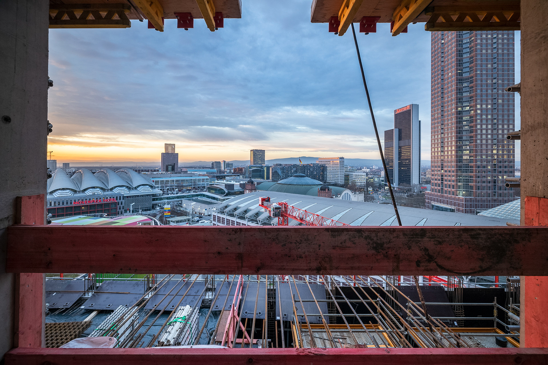 Fotodokumentation vom Bau des ONE für CA Immo