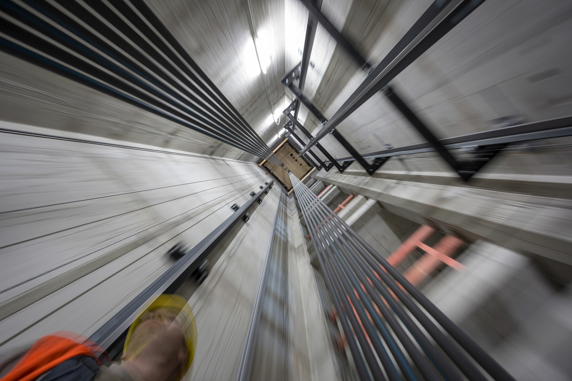 Fotodokumentation vom Bau des TaunusTurms für Tishman Speyer