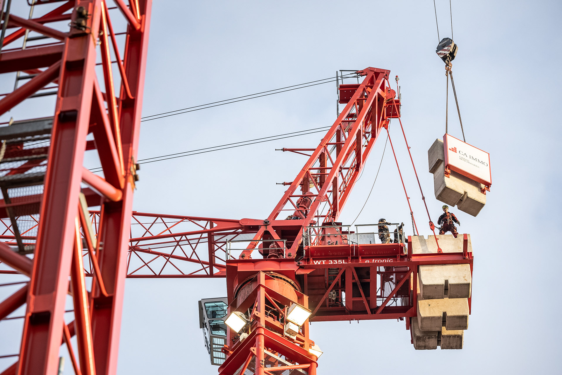 Fotodokumentation vom Bau des ONE für CA Immo