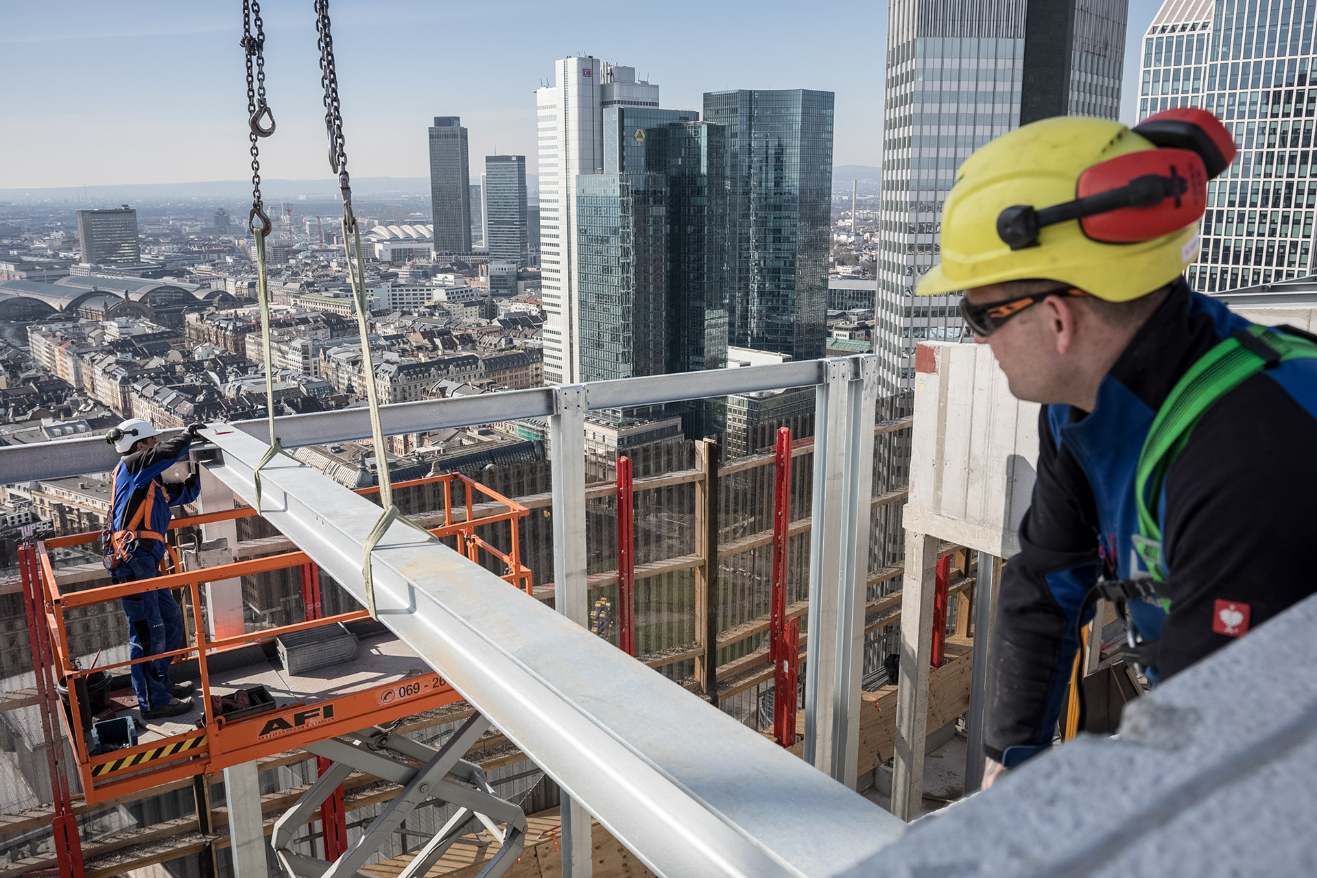Fotodokumentation vom Bau des WINX-Towers für WINX GmbH