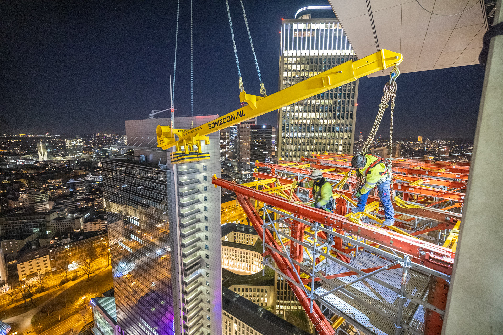 Fotodokumentation vom Bau des ONE für CA Immo