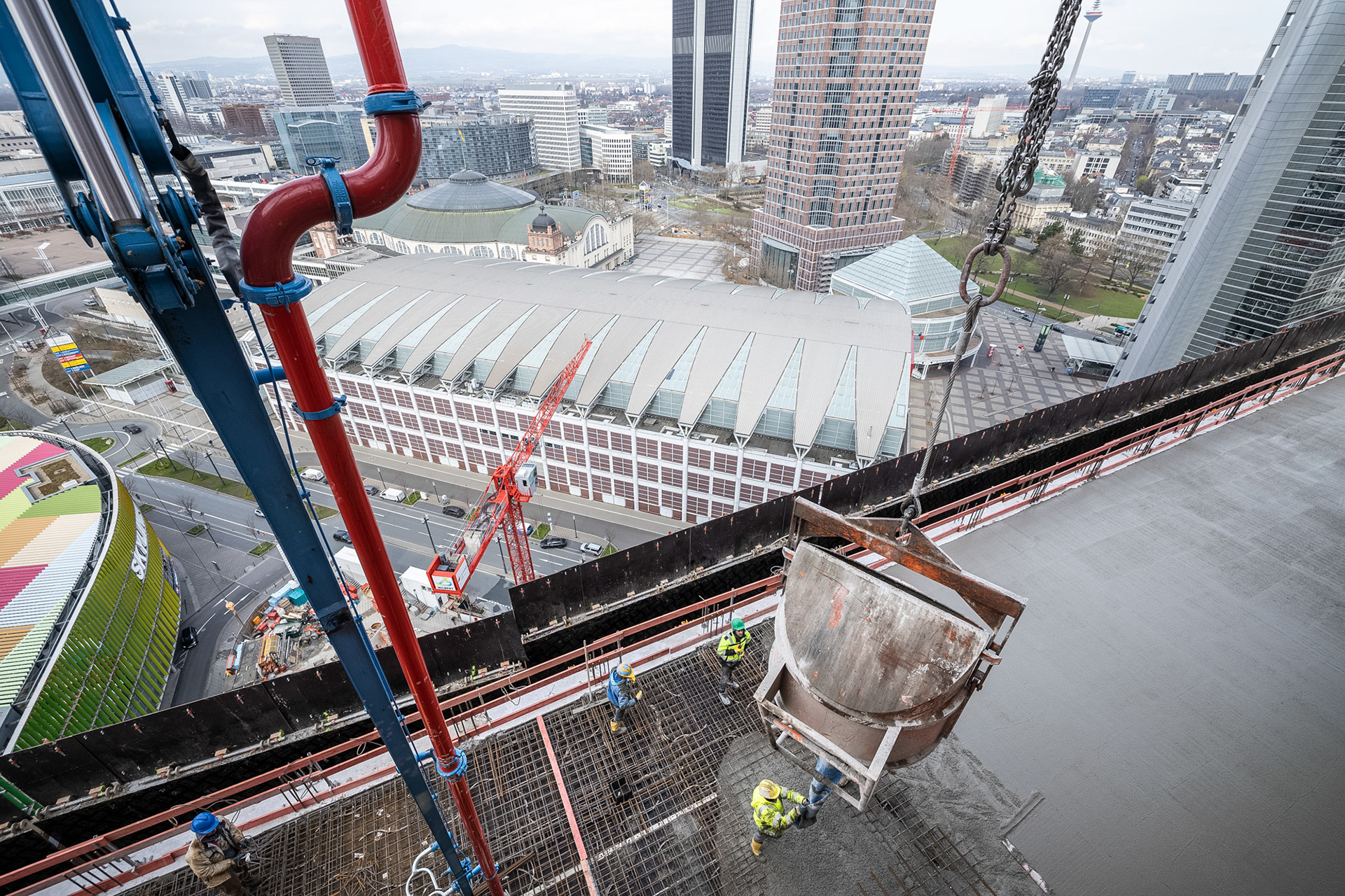 Fotodokumentation vom Bau des ONE für CA Immo